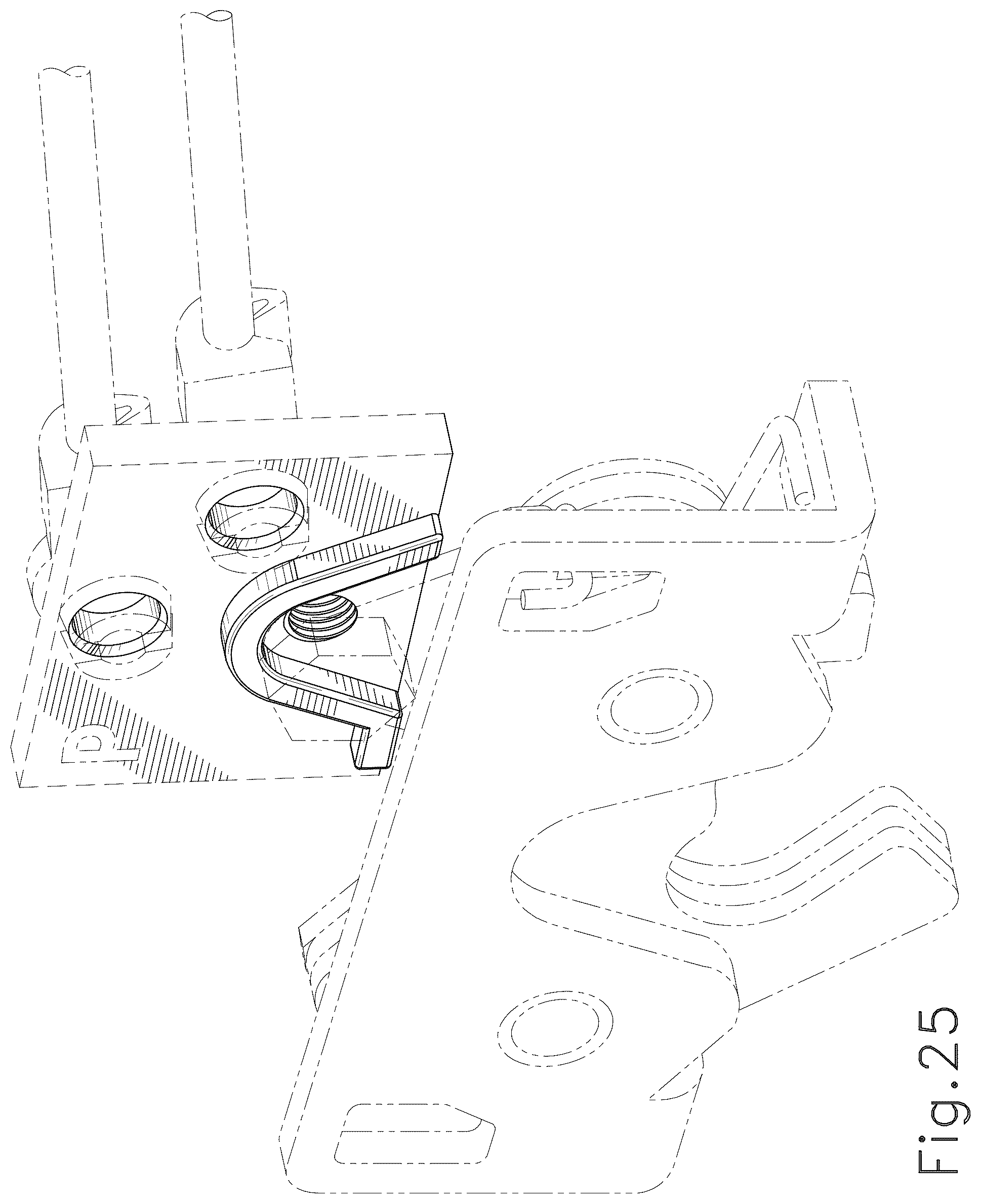 Patent USD1044473 Figure 19 – Vehicle door latch adaptor