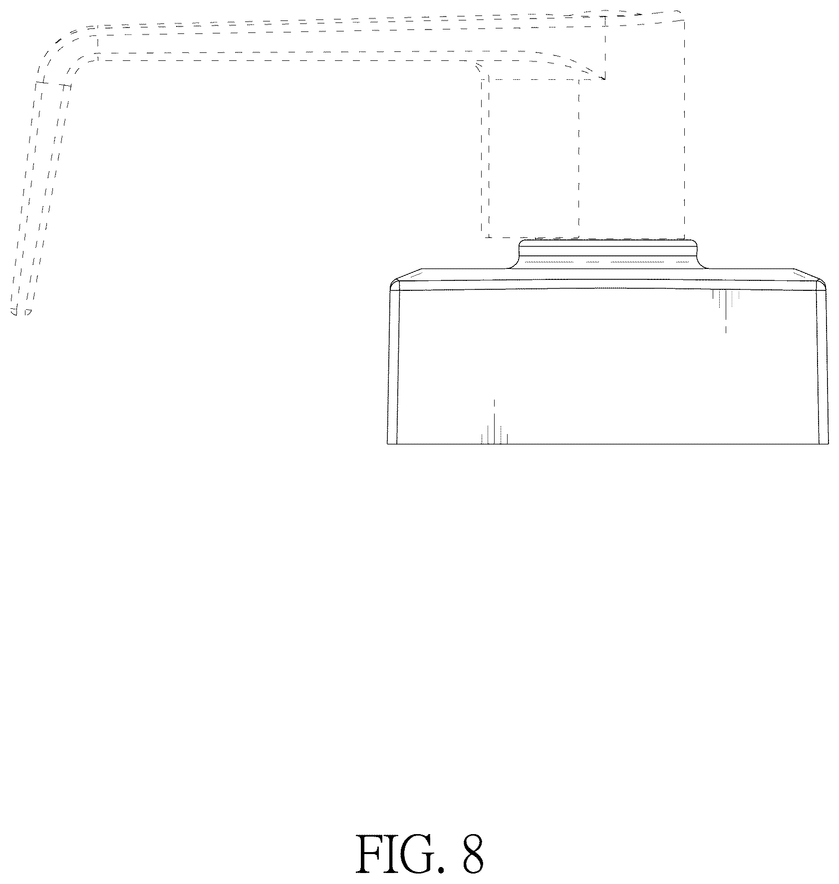 Patent USD1044477 Figure 8 – Lock escutcheon