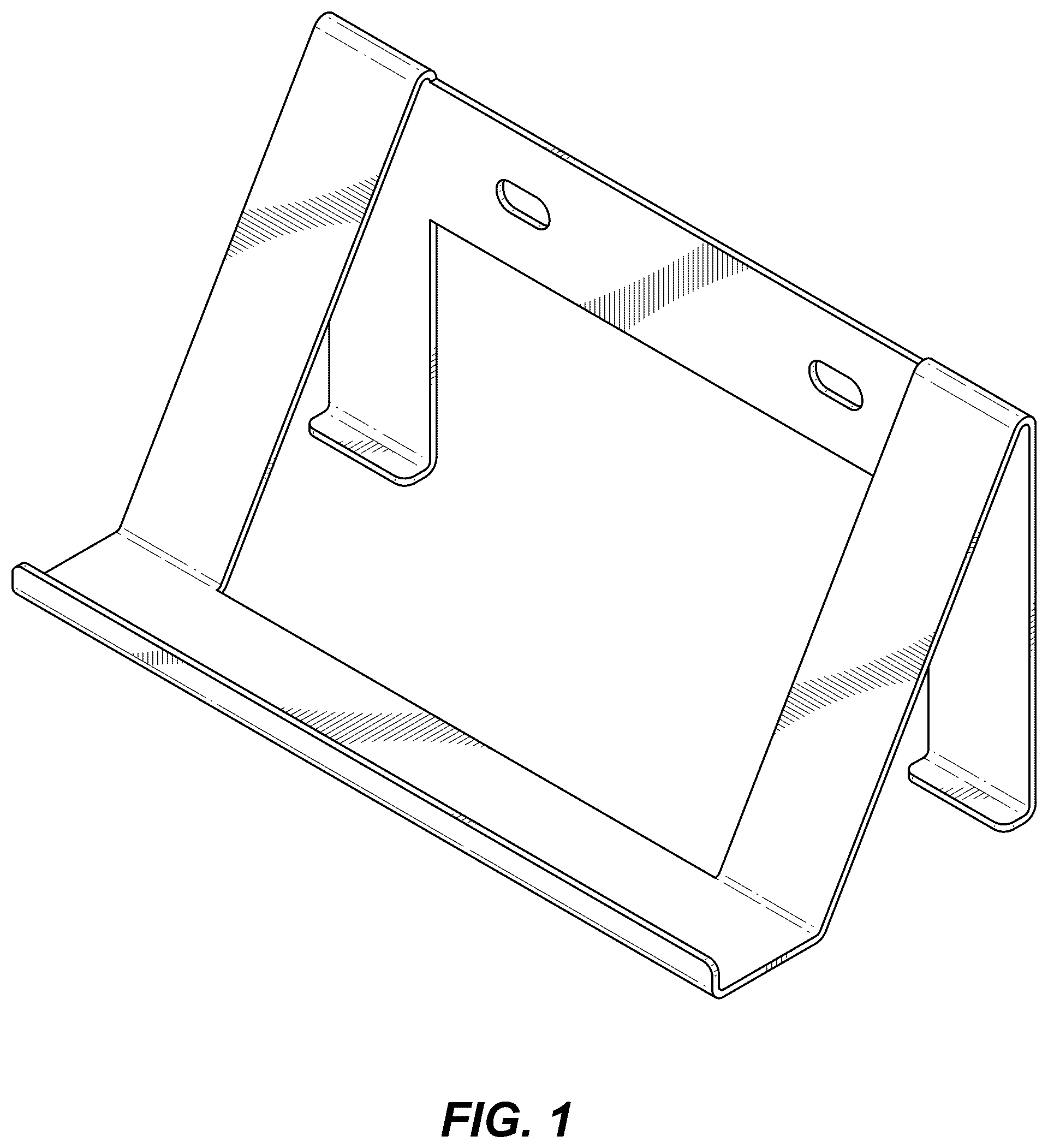 Patent USD1044478 Figure 1 – Mounting bracket for keyboard