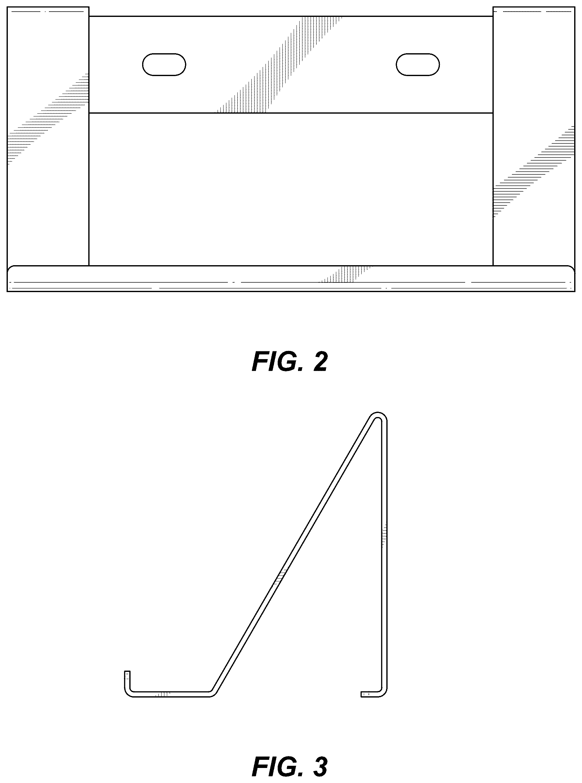 Patent USD1044478 Figure 2 – Mounting bracket for keyboard