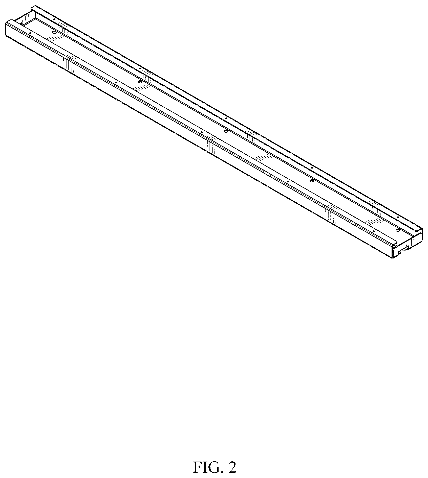 Patent USD1044479 Figure 2 – Universal wall mount for hooks