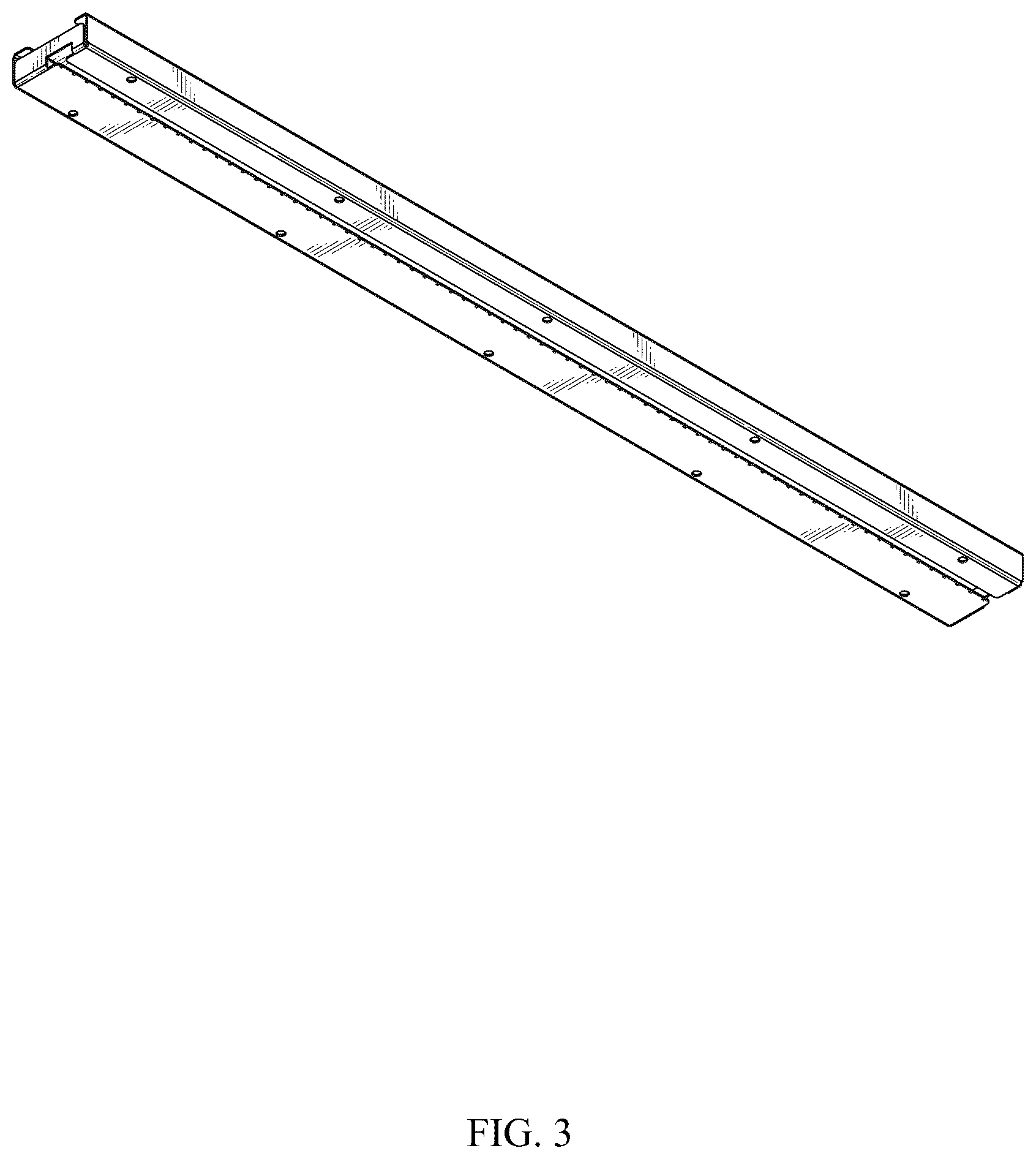 Patent USD1044479 Figure 3 – Universal wall mount for hooks