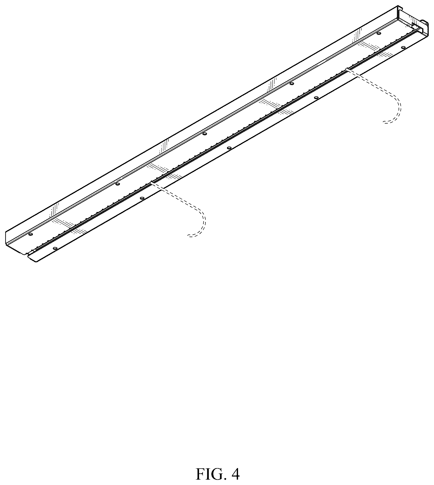 Patent USD1044479 Figure 4 – Universal wall mount for hooks