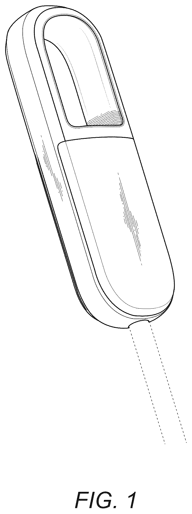 Patent USD1044480 Figure 1 – End piece for a cargo securement cable