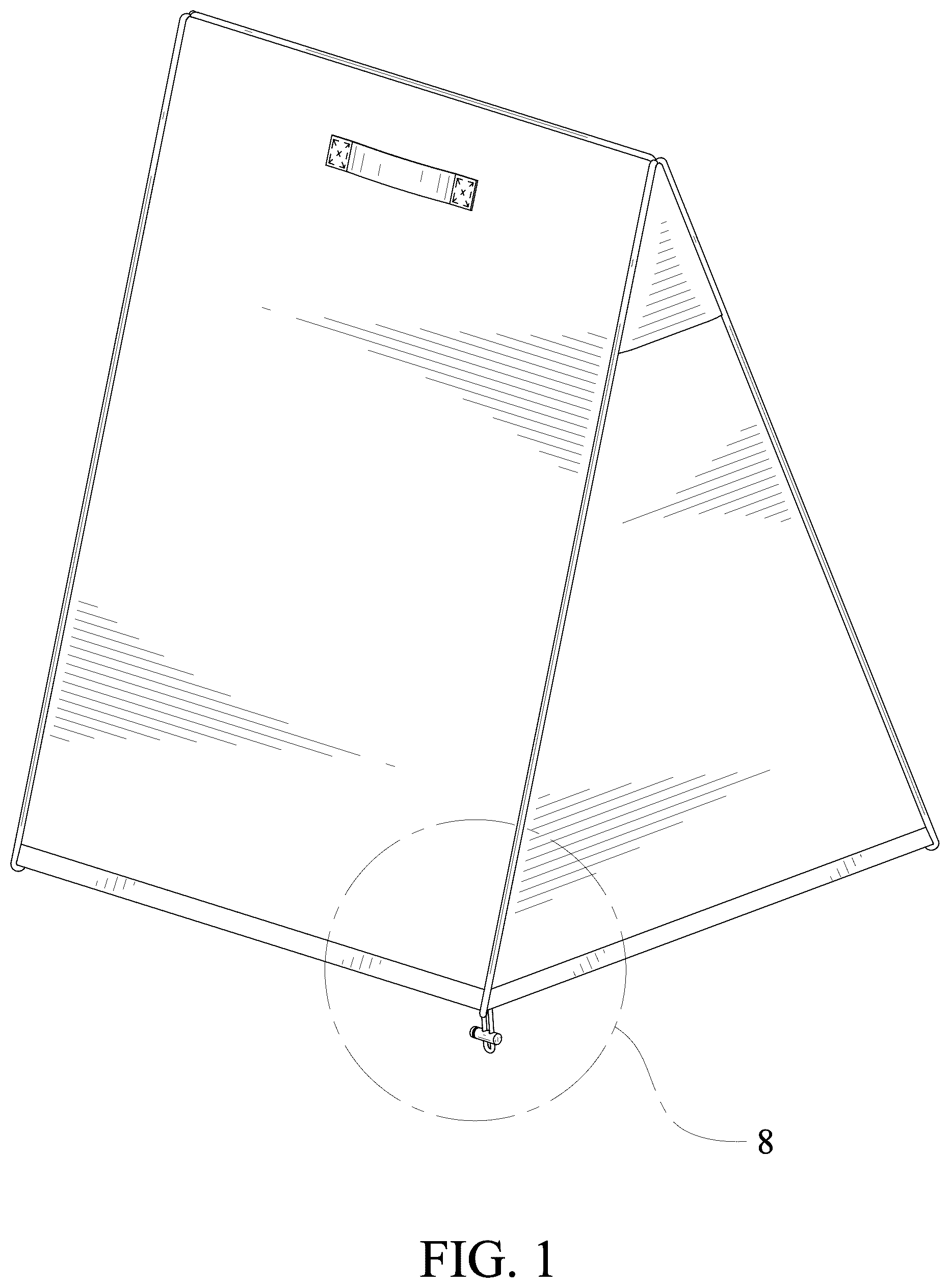 Patent USD1044481 Figure 1 – Garden hose reel cover