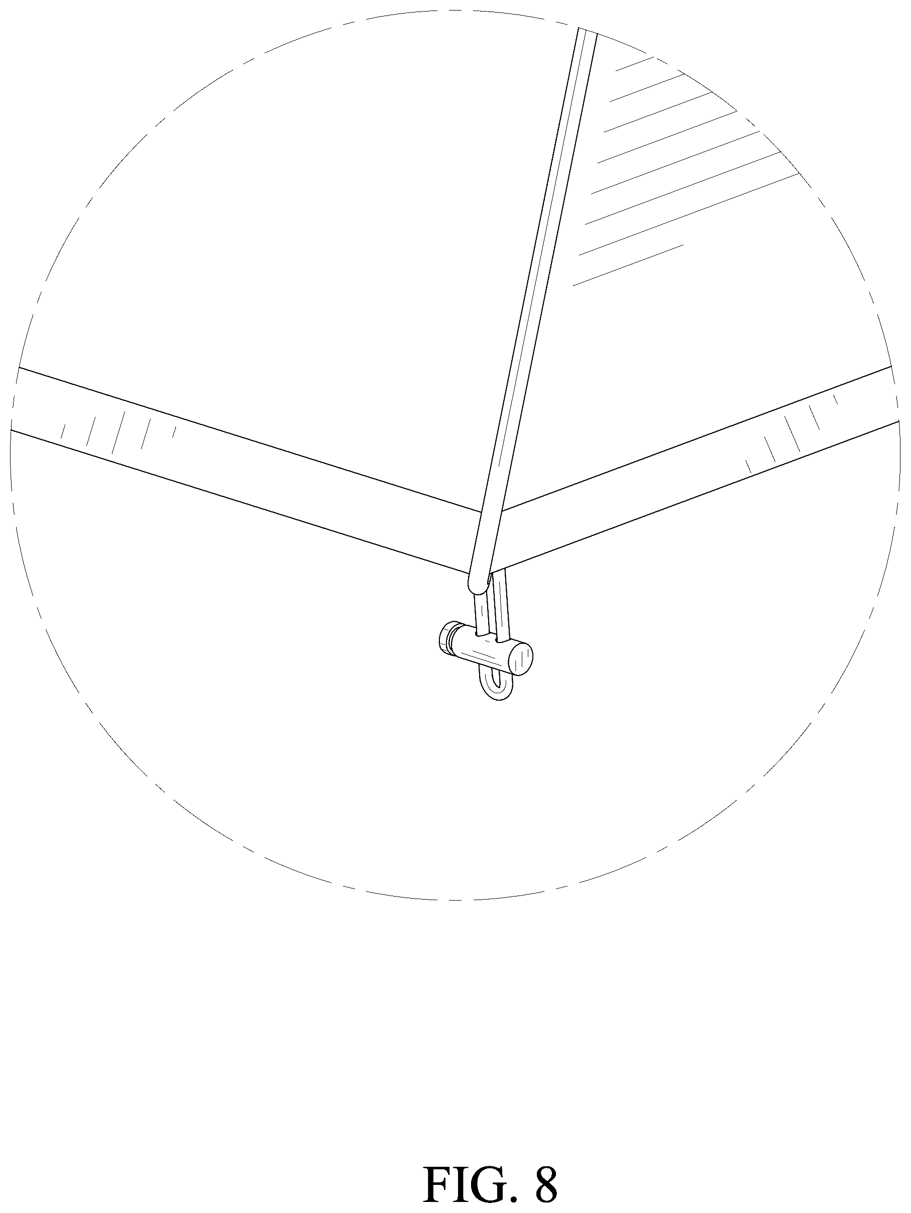 Patent USD1044481 Figure 8 – Garden hose reel cover