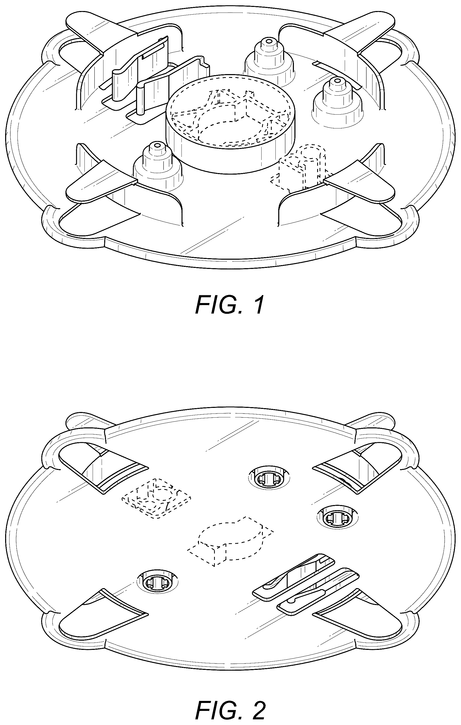 Patent USD1044482 Figure 1 – Tray for storing optical fiber