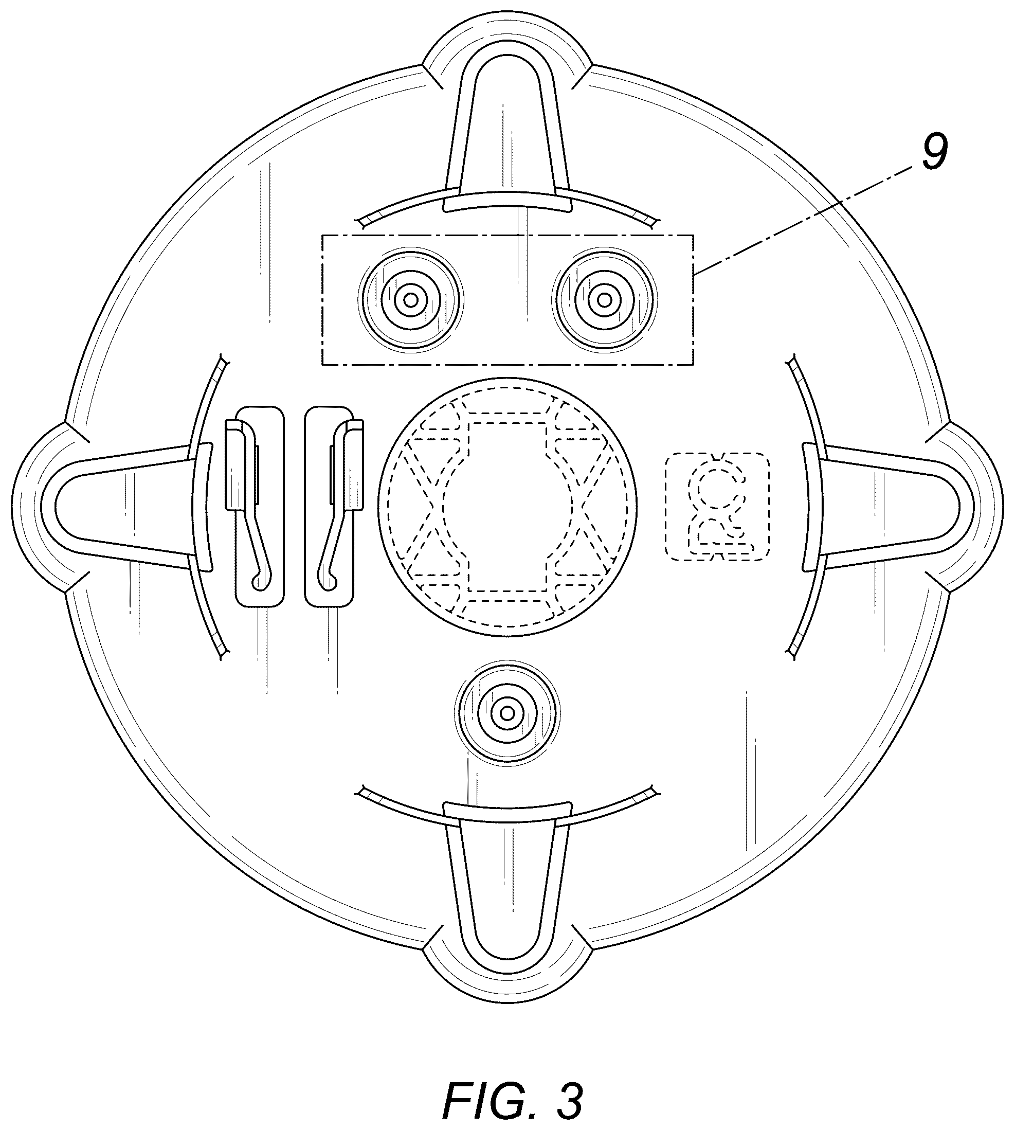 Patent USD1044482 Figure 2 – Tray for storing optical fiber