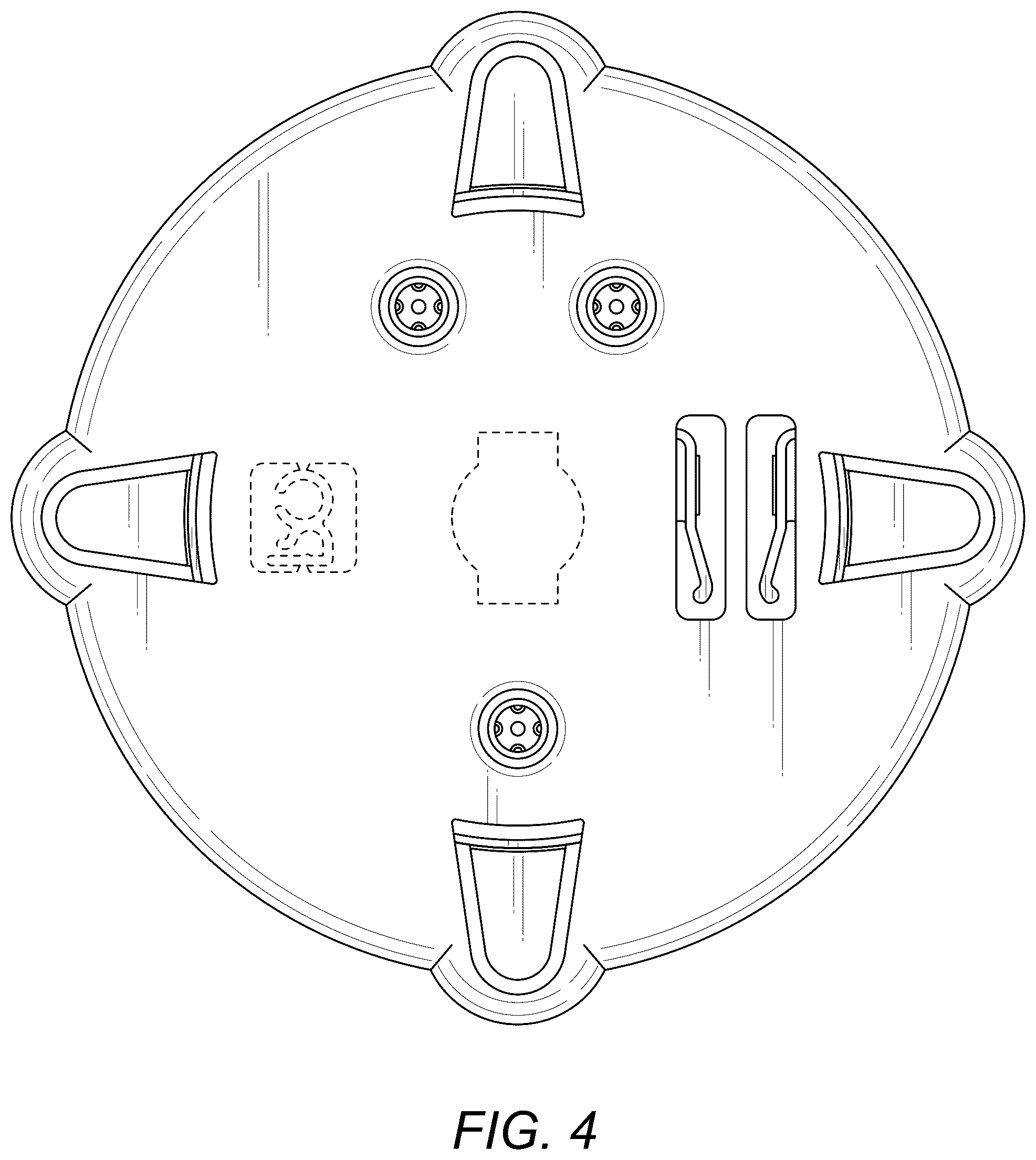 Patent USD1044482 Figure 3 – Tray for storing optical fiber