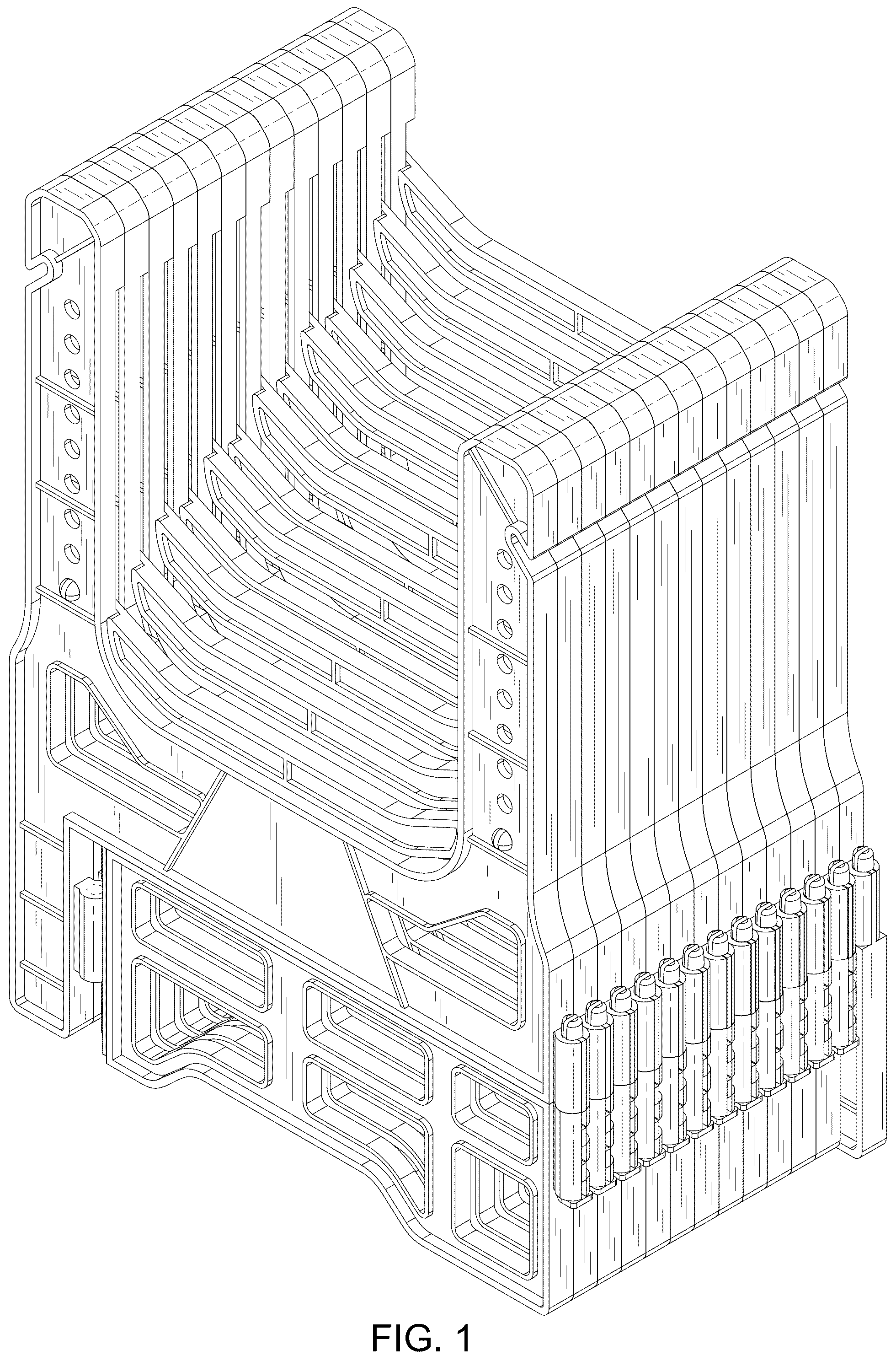 Patent USD1044484 Figure 1 – Sewer hose support