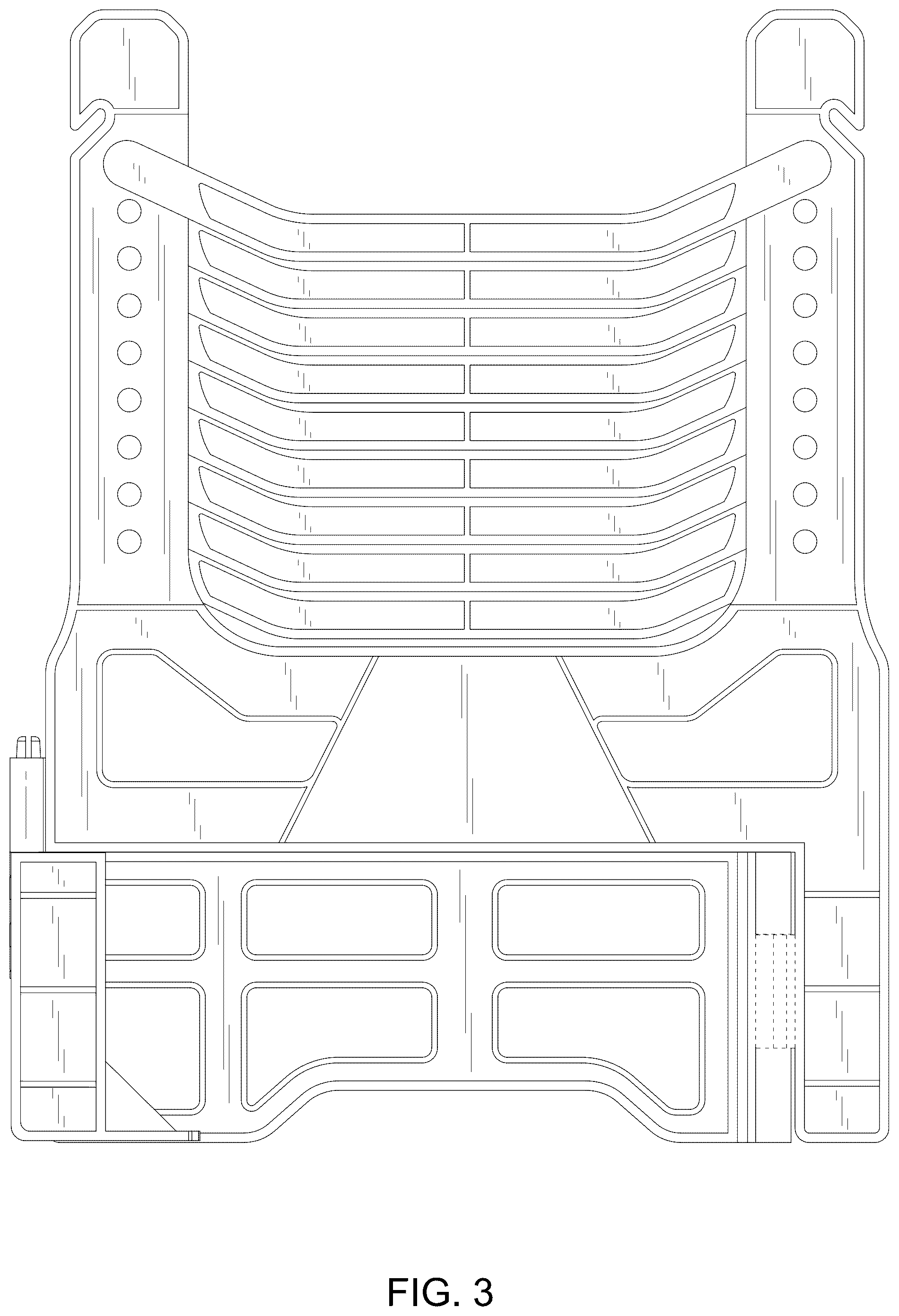 Patent USD1044484 Figure 3 – Sewer hose support