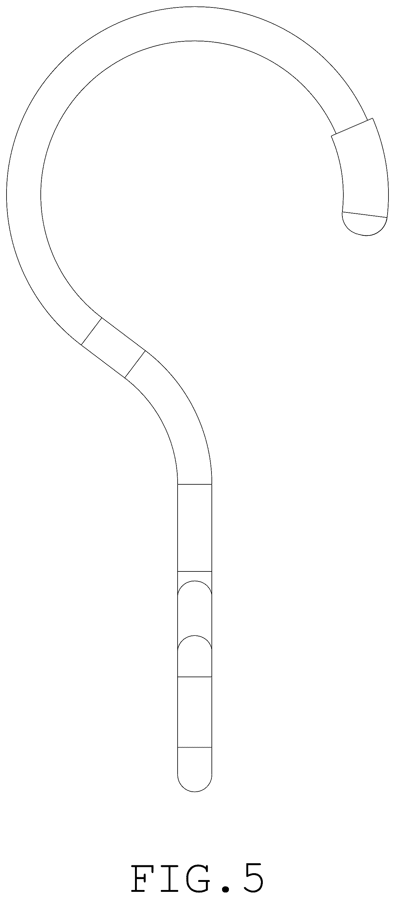 Patent USD1044485 Figure 5 – Purse hanger