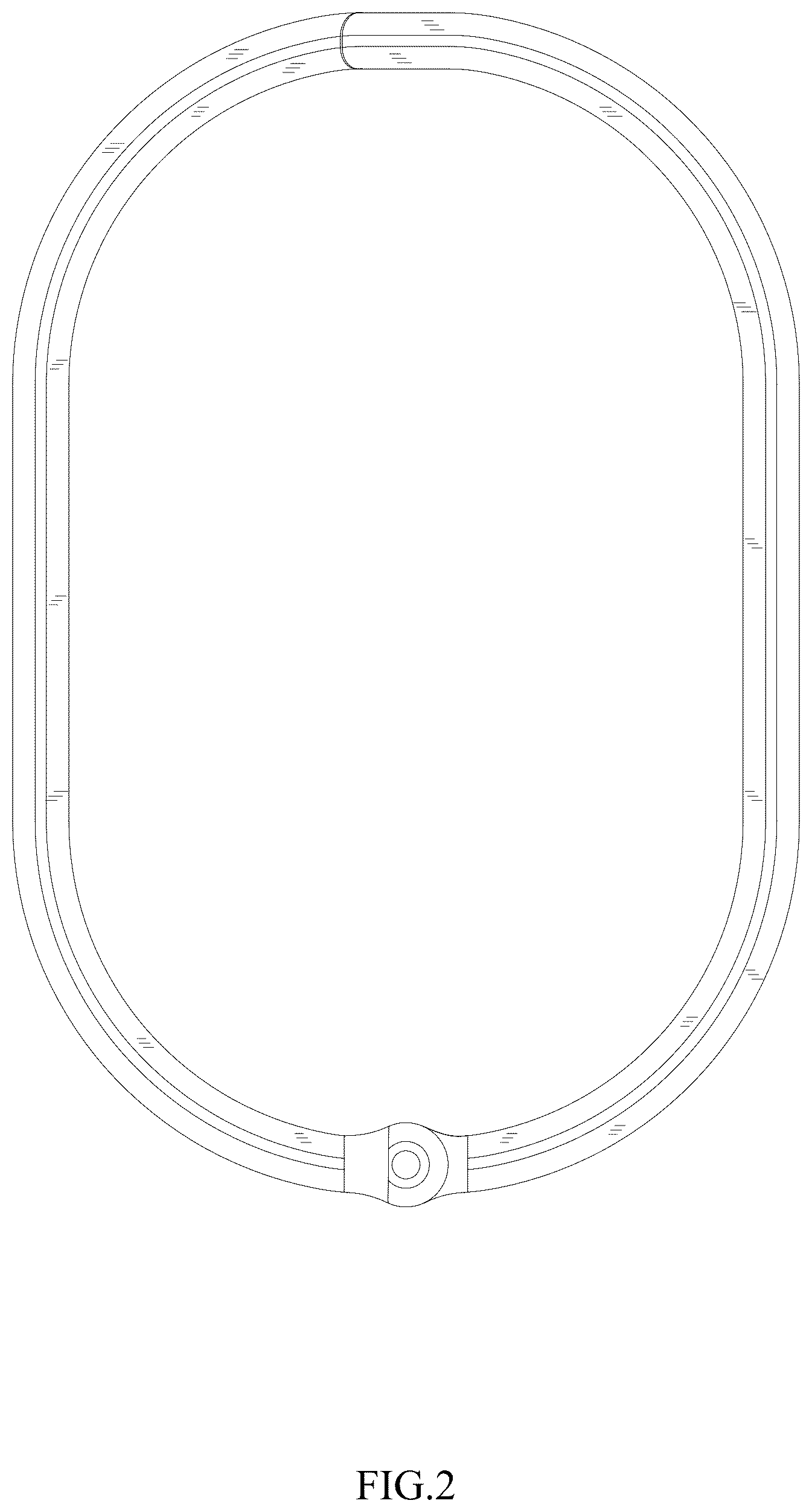 Patent USD1044486 Figure 2 – Shower curtain hook