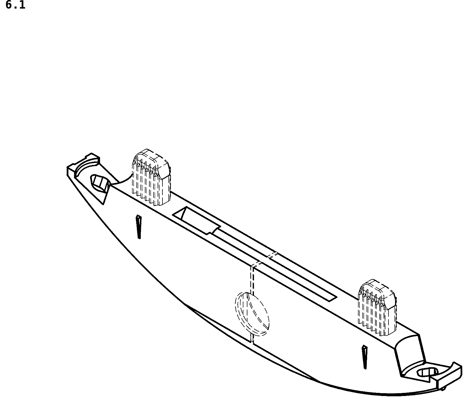 Patent USD1044487 Figure 1 – Connecting device for parts of furniture and/or parts of machines
