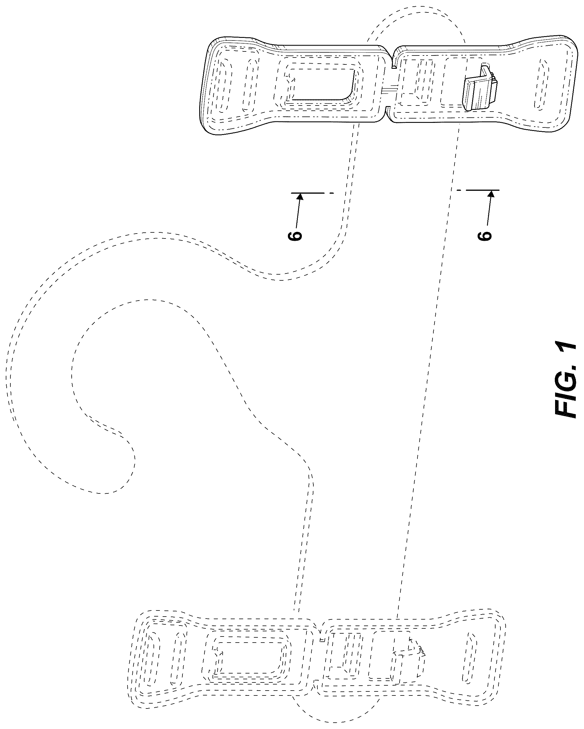 Patent USD1044488 Figure 1 – Plastic bottom clasp for paper hanger