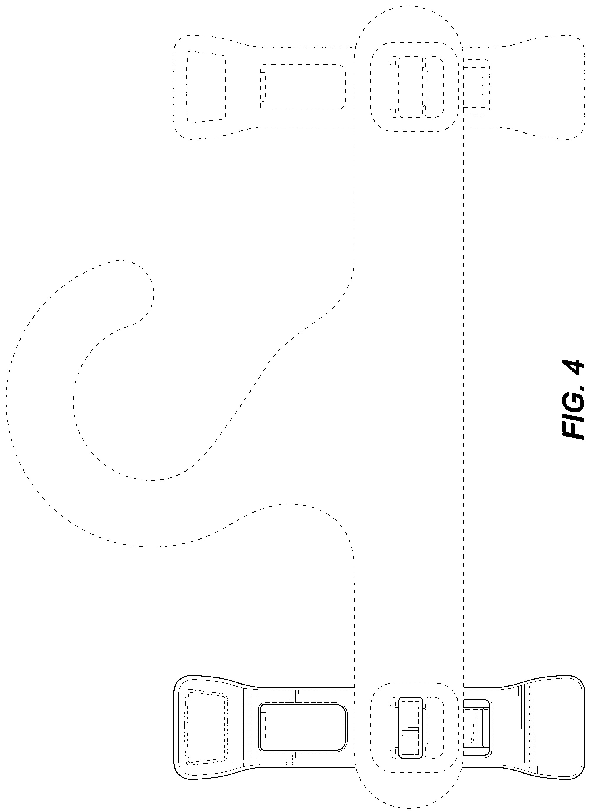 Patent USD1044488 Figure 4 – Plastic bottom clasp for paper hanger