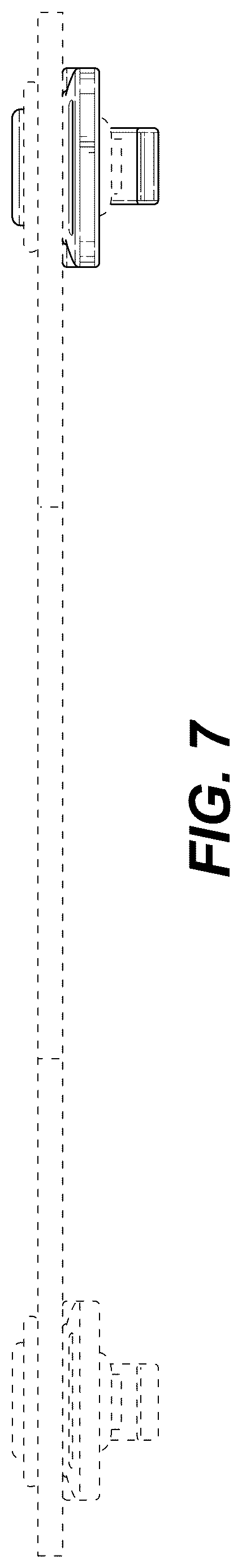 Patent USD1044488 Figure 7 – Plastic bottom clasp for paper hanger