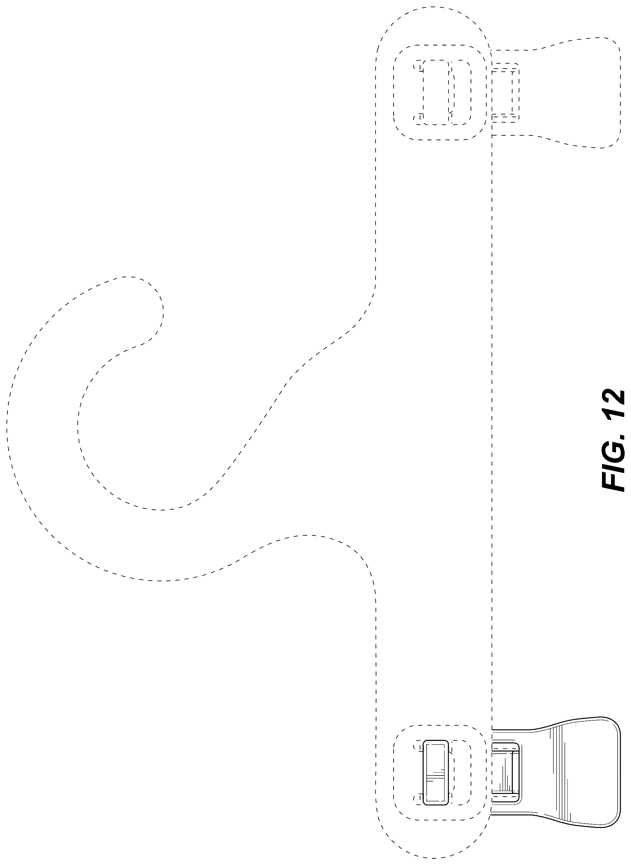 Patent USD1044488 Figure 12 – Plastic bottom clasp for paper hanger