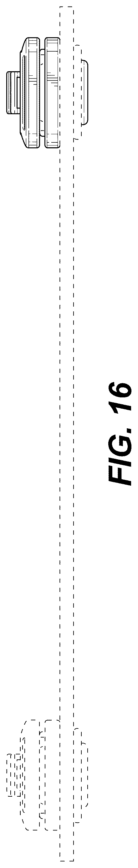 Patent USD1044488 Figure 16 – Plastic bottom clasp for paper hanger
