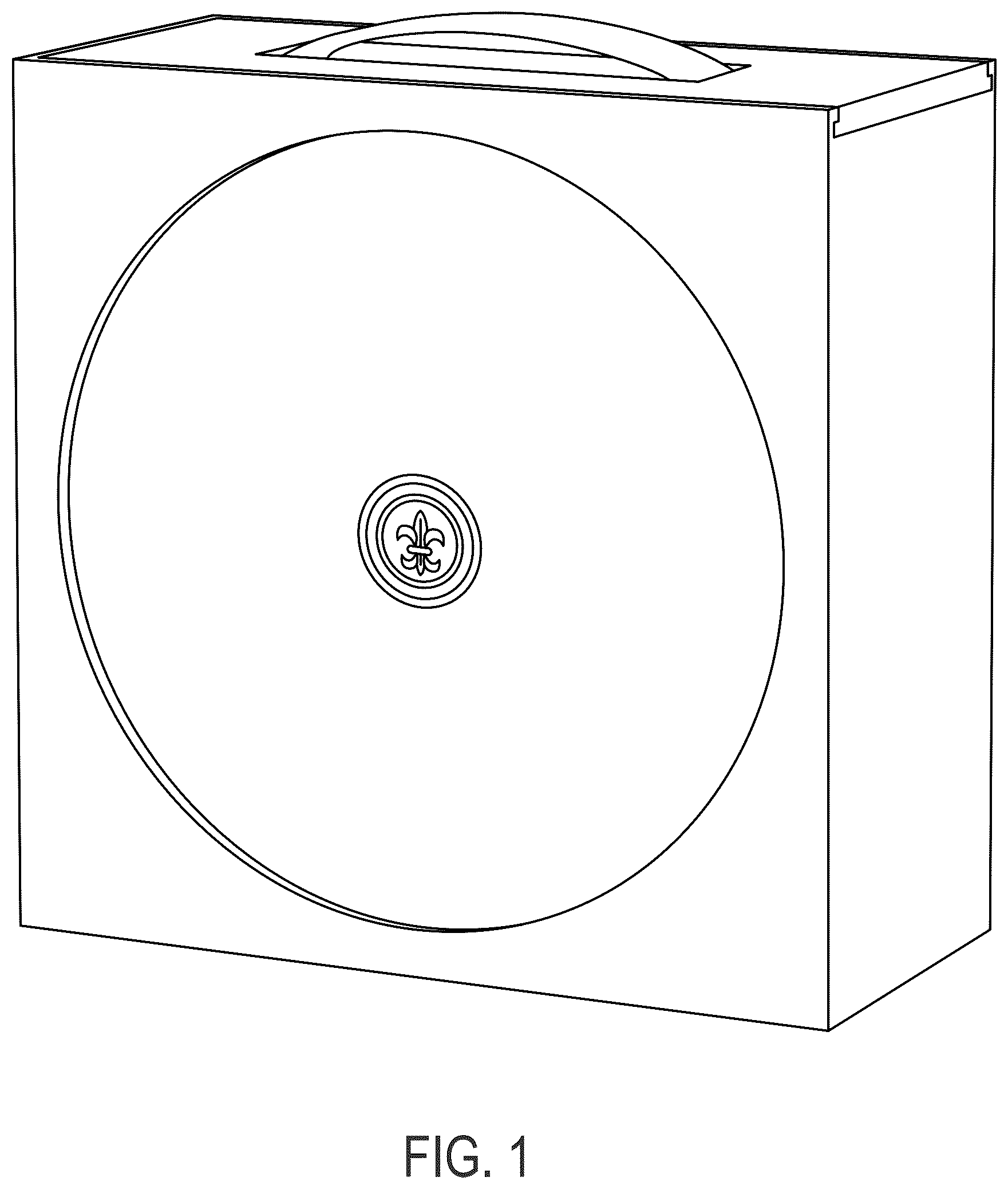 Patent USD1044490 Figure 1 – Box
