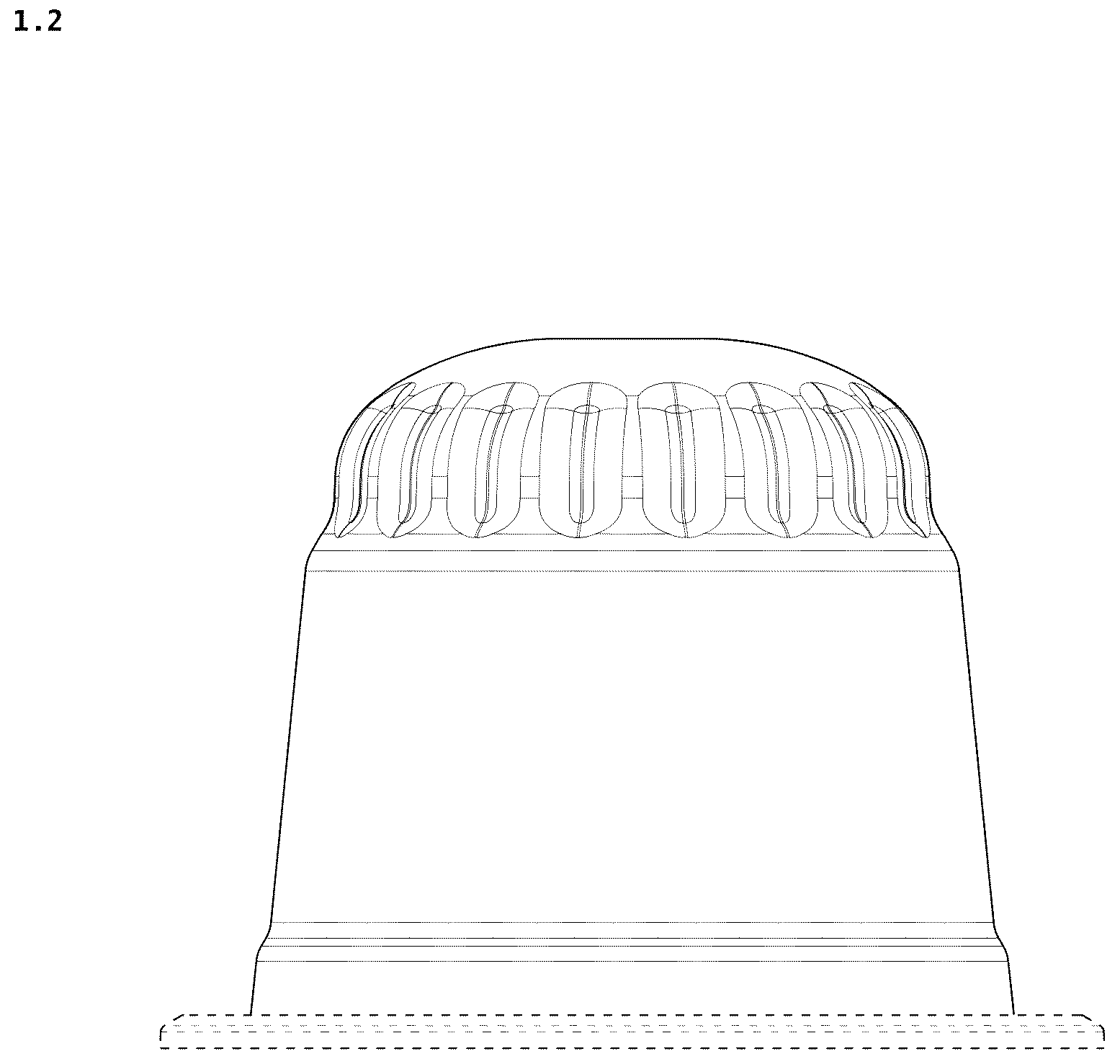 Patent USD1044491 Figure 2 – Capsule