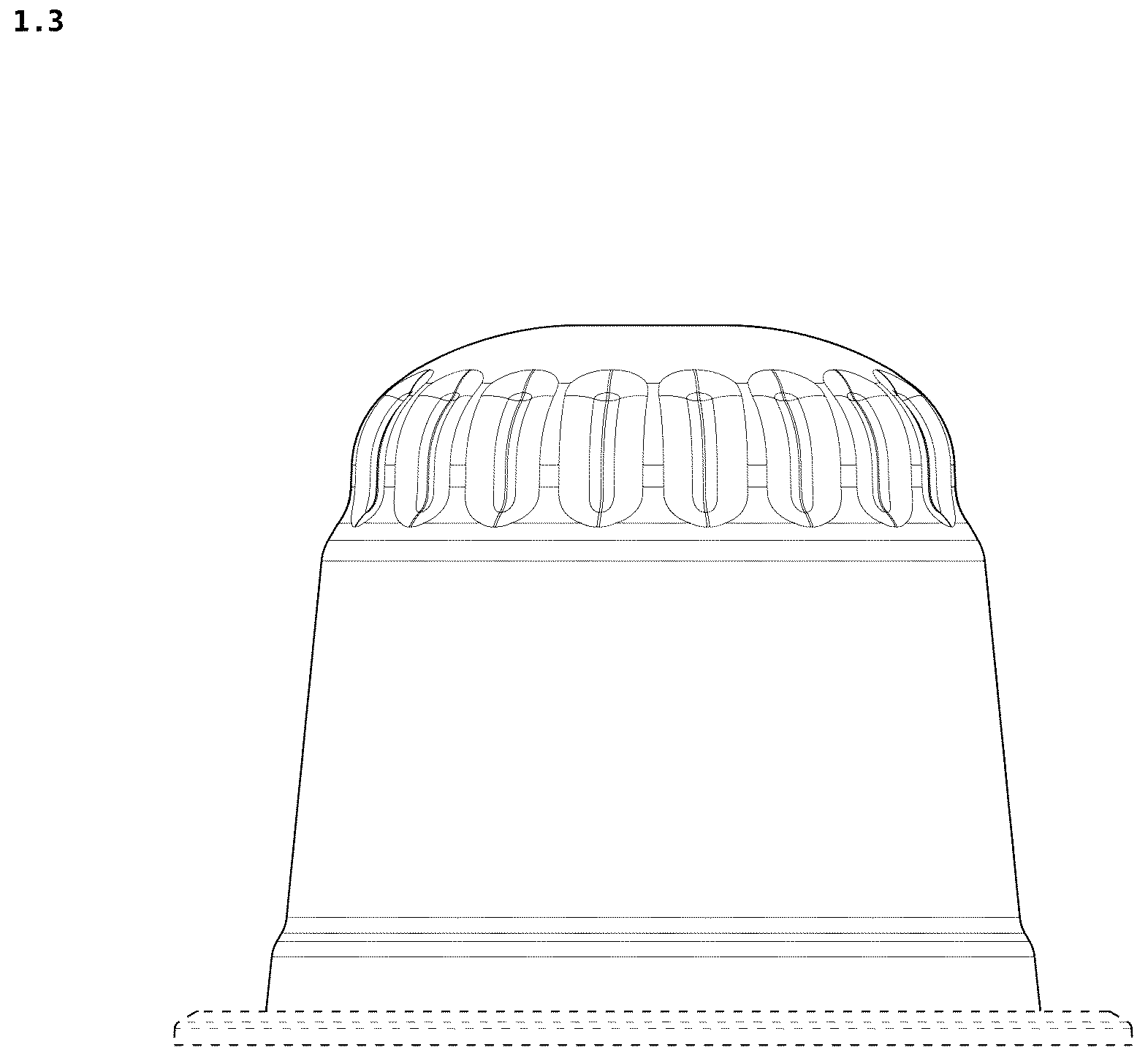 Patent USD1044491 Figure 3 – Capsule