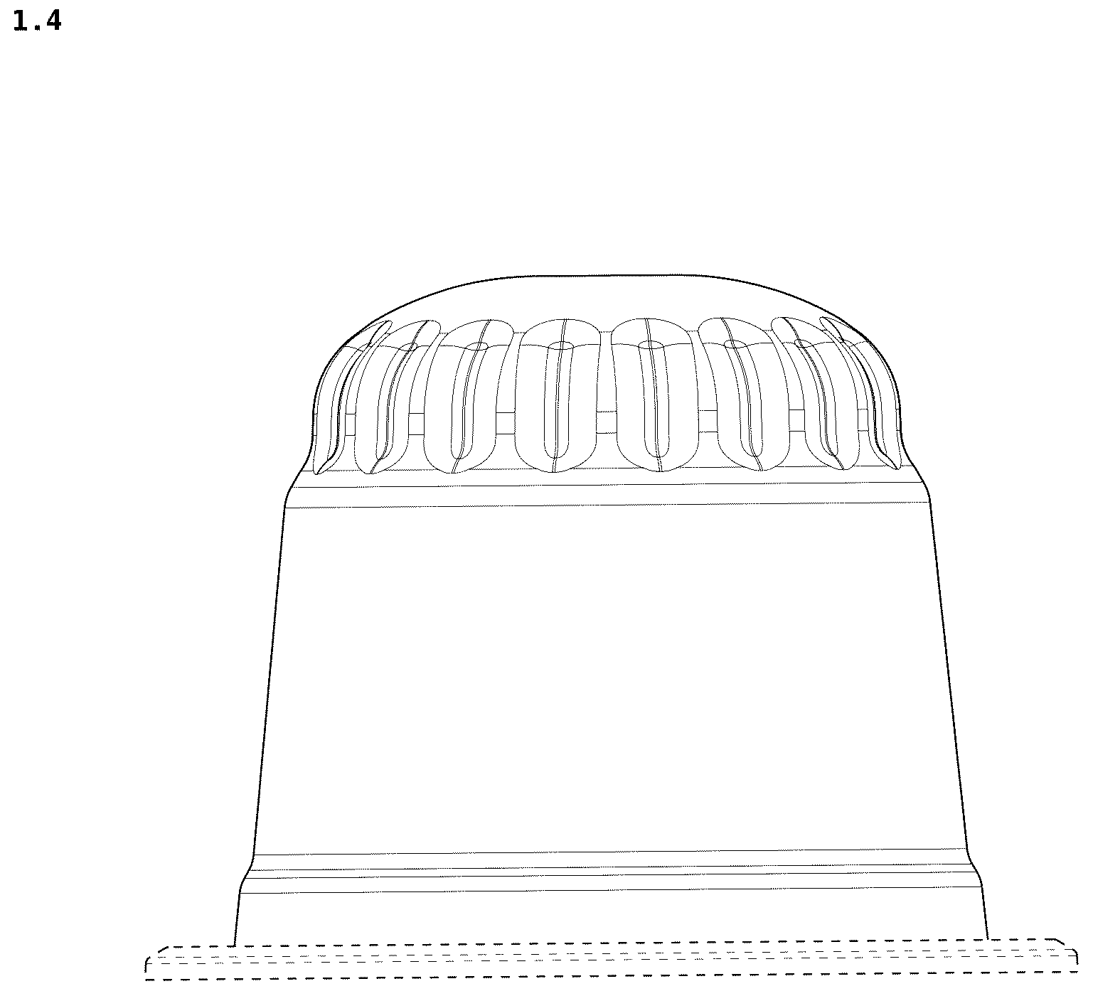 Patent USD1044491 Figure 4 – Capsule