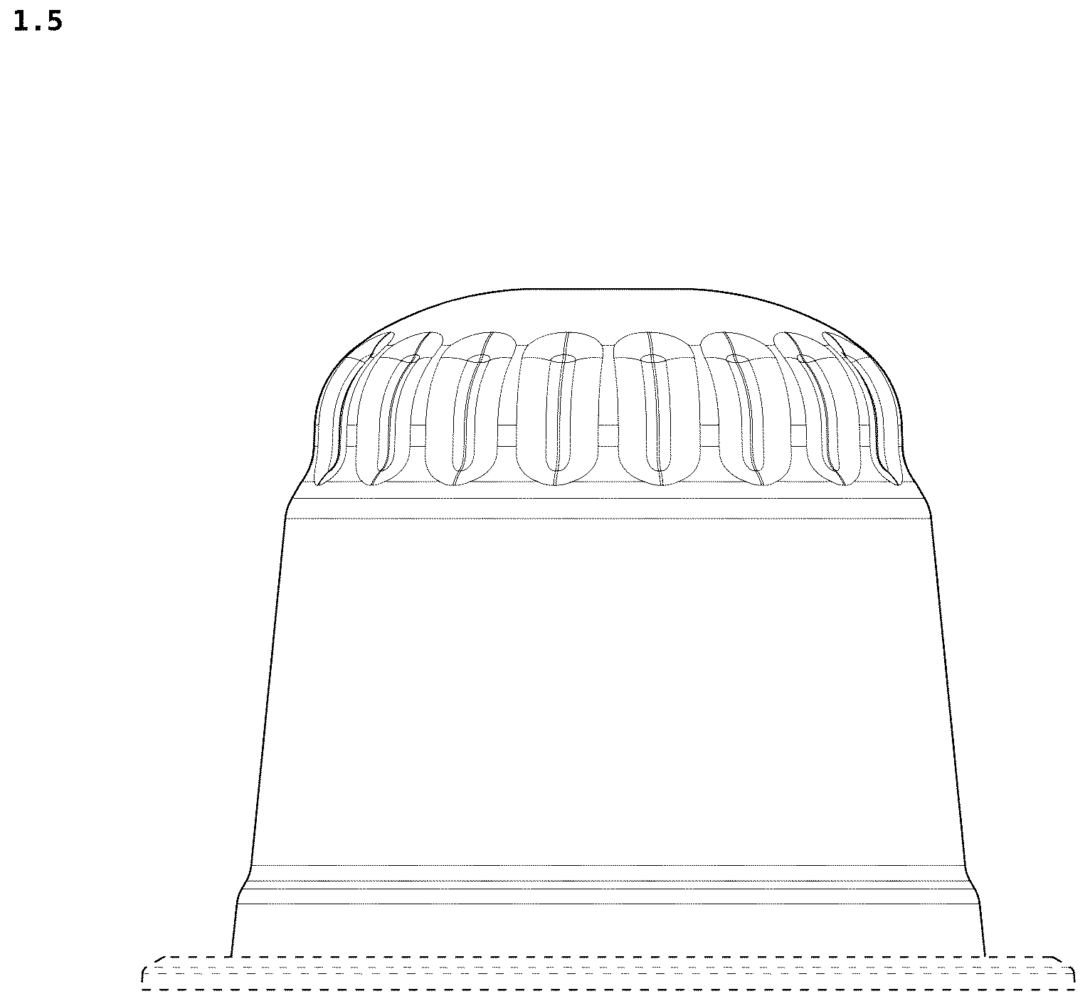 Patent USD1044491 Figure 5 – Capsule