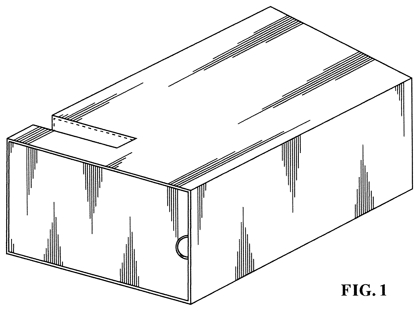Patent USD1044492 Figure 1 – Shoebox