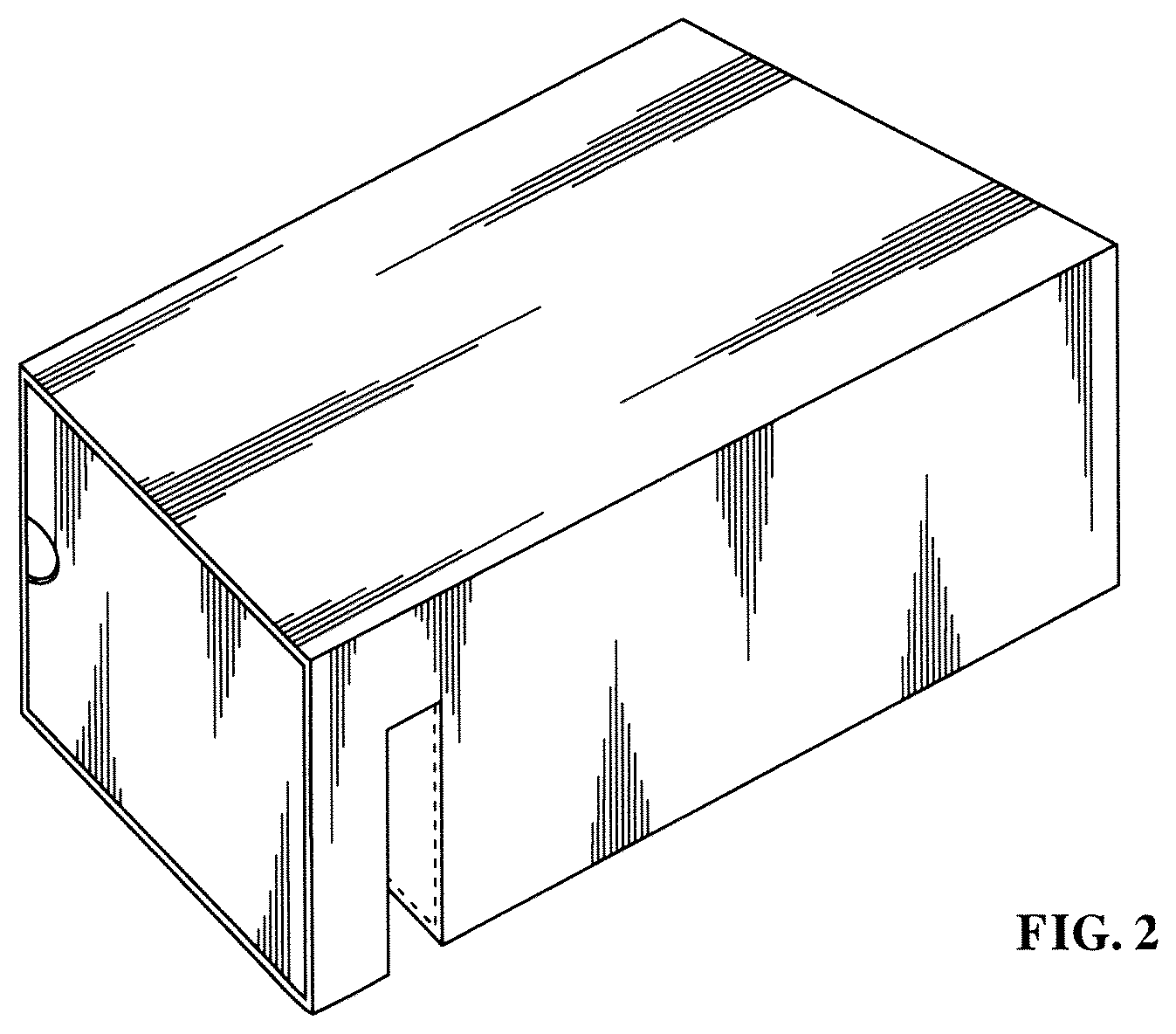 Patent USD1044492 Figure 2 – Shoebox