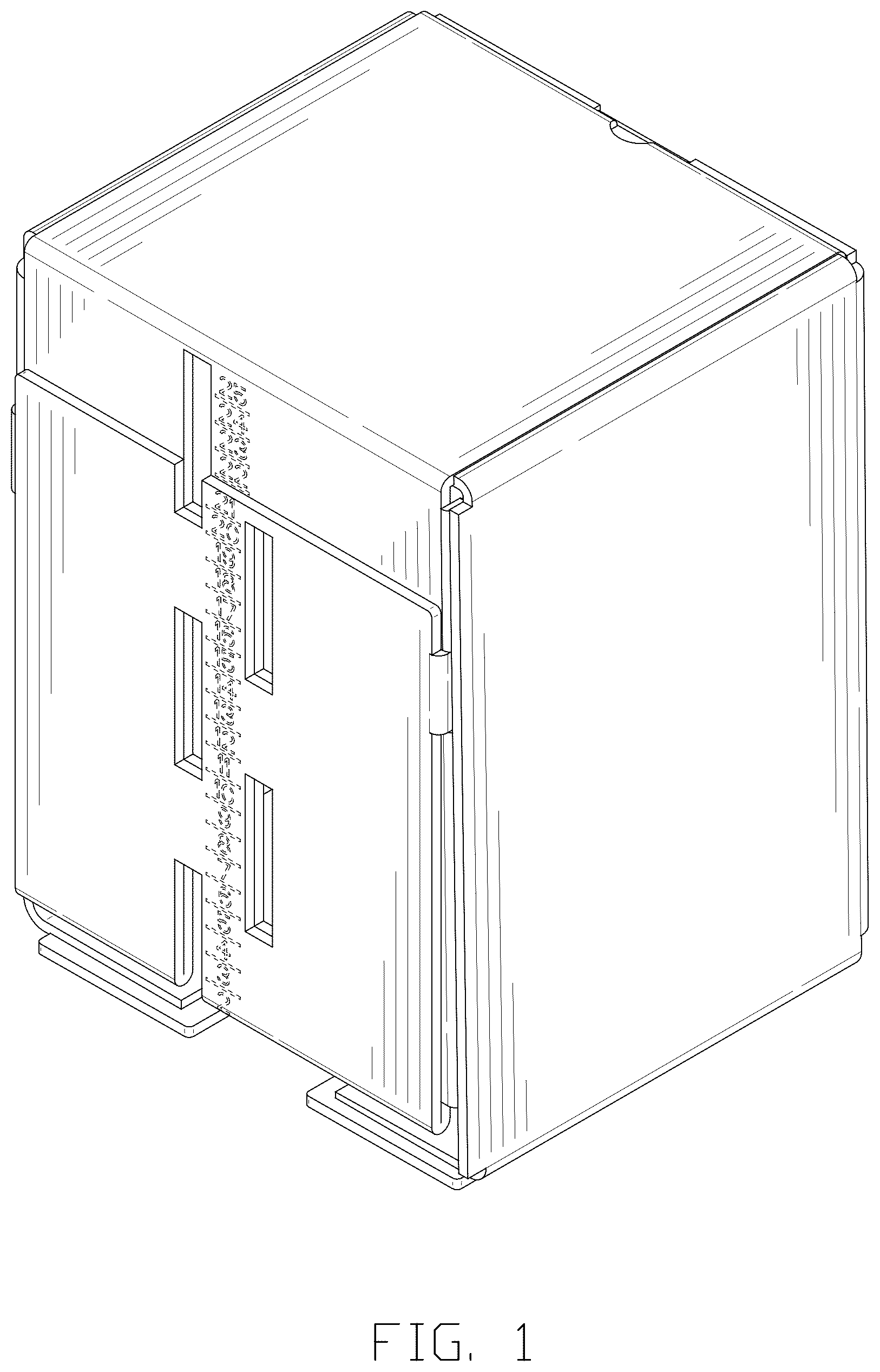 Patent USD1044493 Figure 1 – Packing box