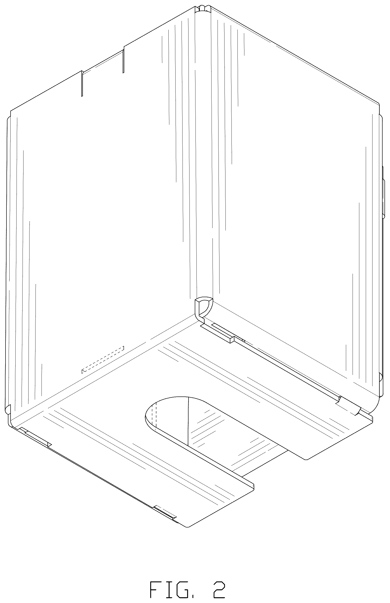 Patent USD1044493 Figure 2 – Packing box