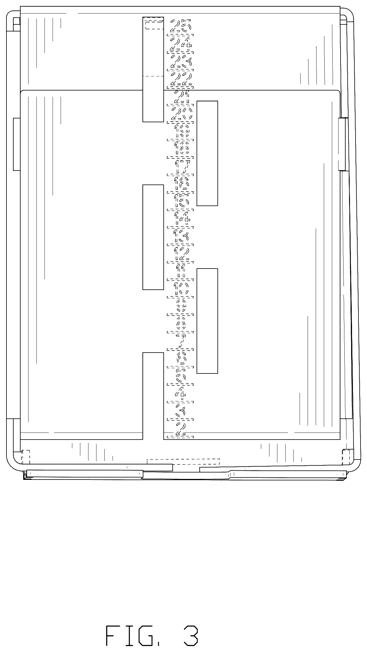 Patent USD1044493 Figure 3 – Packing box
