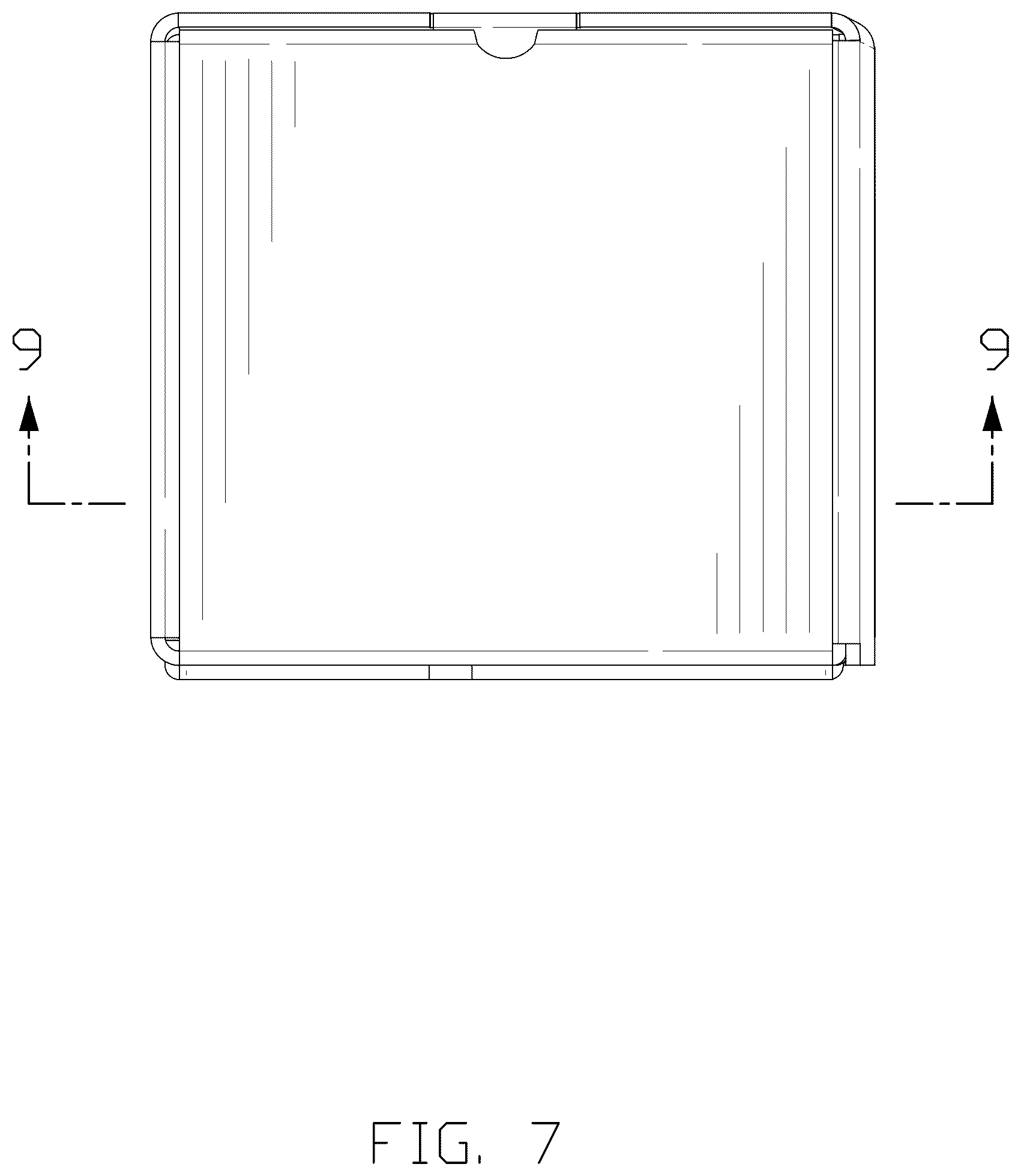 Patent USD1044493 Figure 7 – Packing box