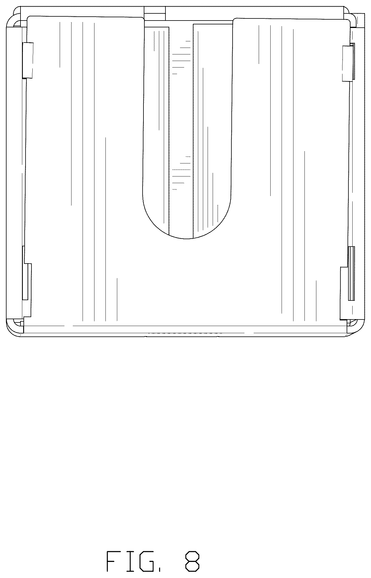 Patent USD1044493 Figure 8 – Packing box
