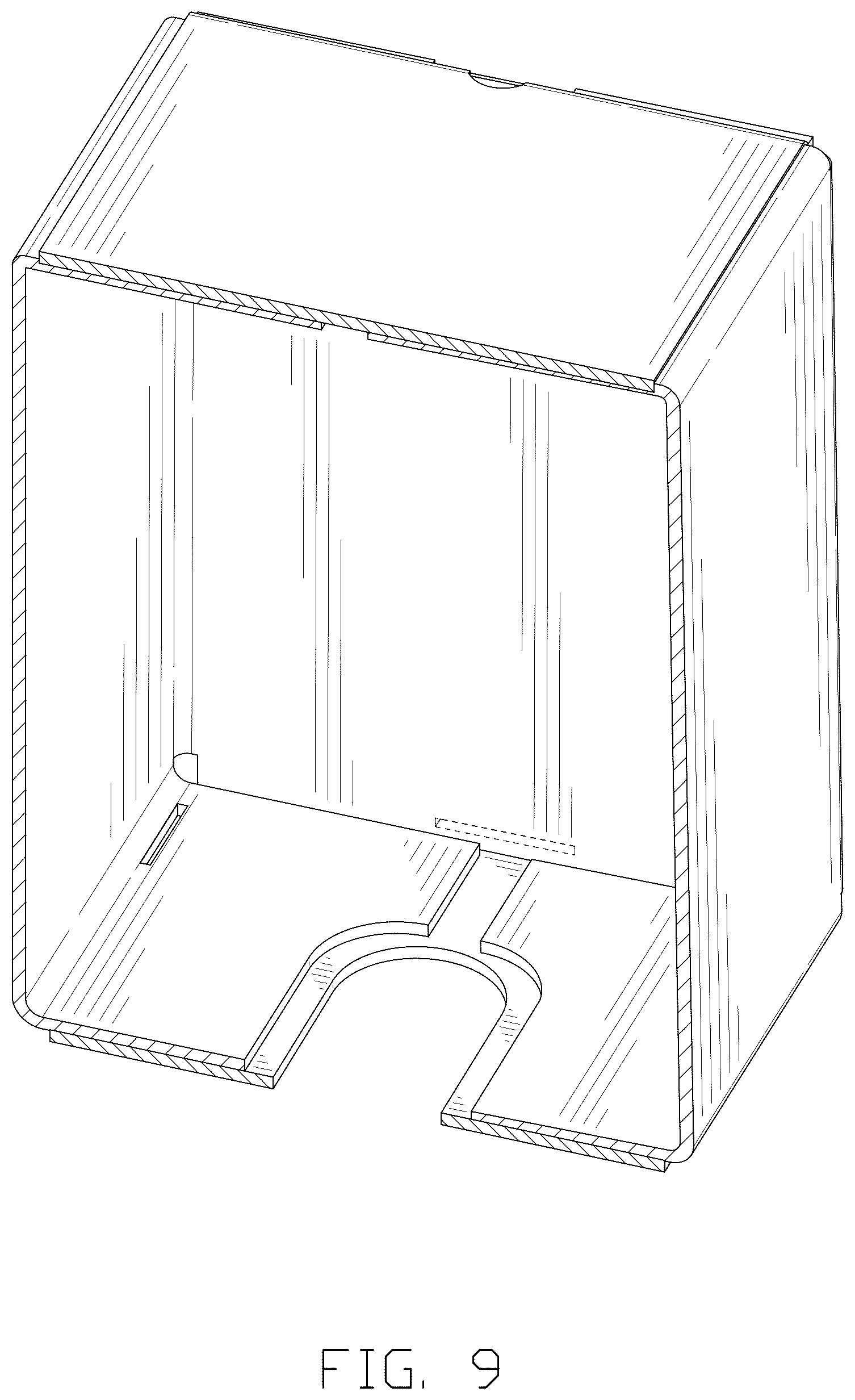 Patent USD1044493 Figure 9 – Packing box