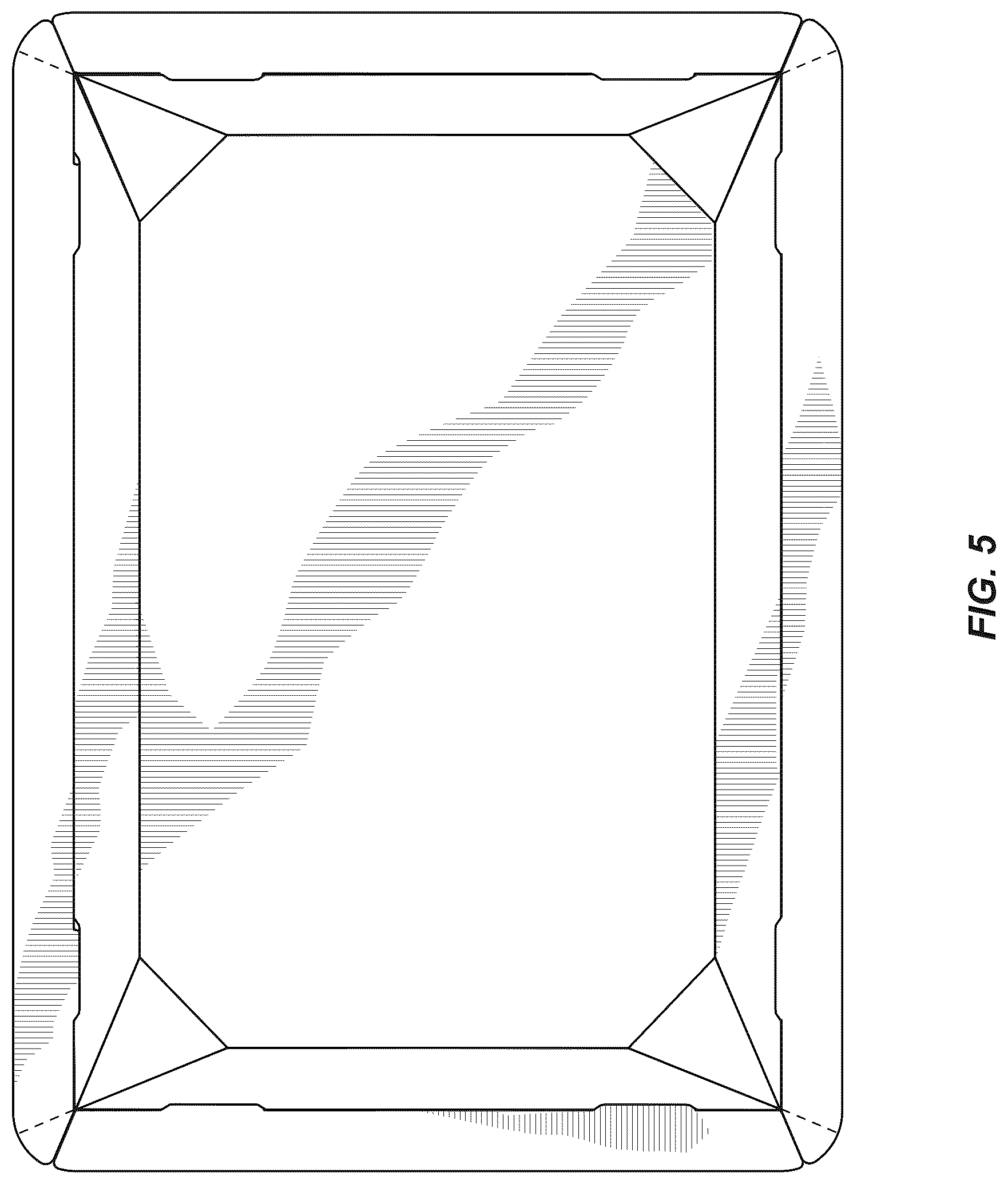 Patent USD1044494 Figure 5 – Tray