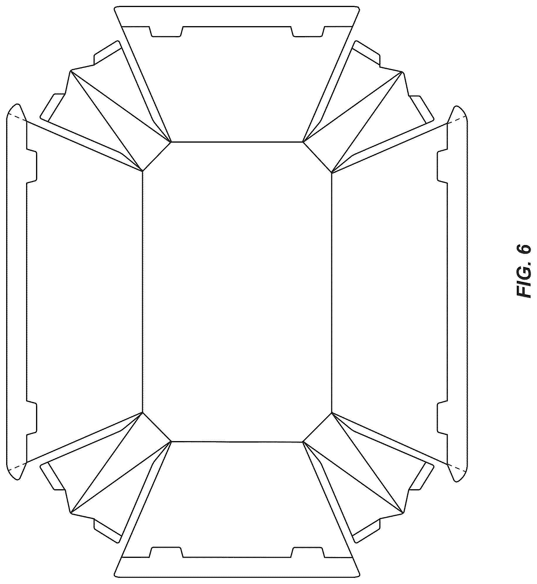 Patent USD1044494 Figure 6 – Tray