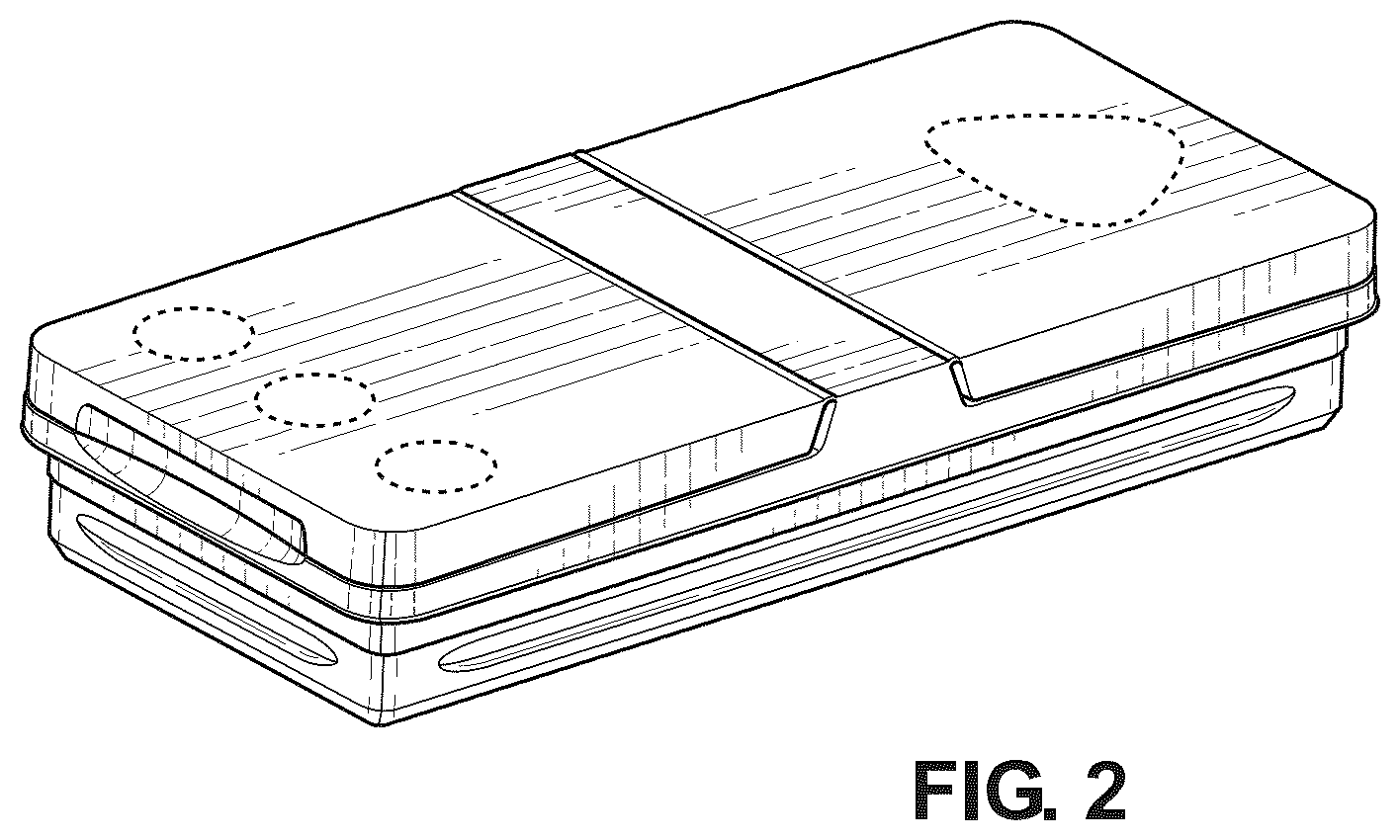 Patent USD1044498 Figure 2 – Receptacle lid