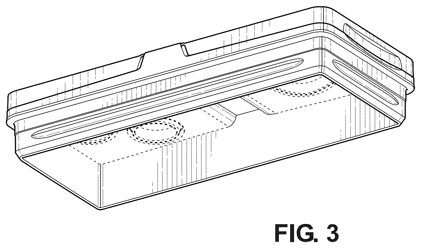 Patent USD1044498 Figure 3 – Receptacle lid