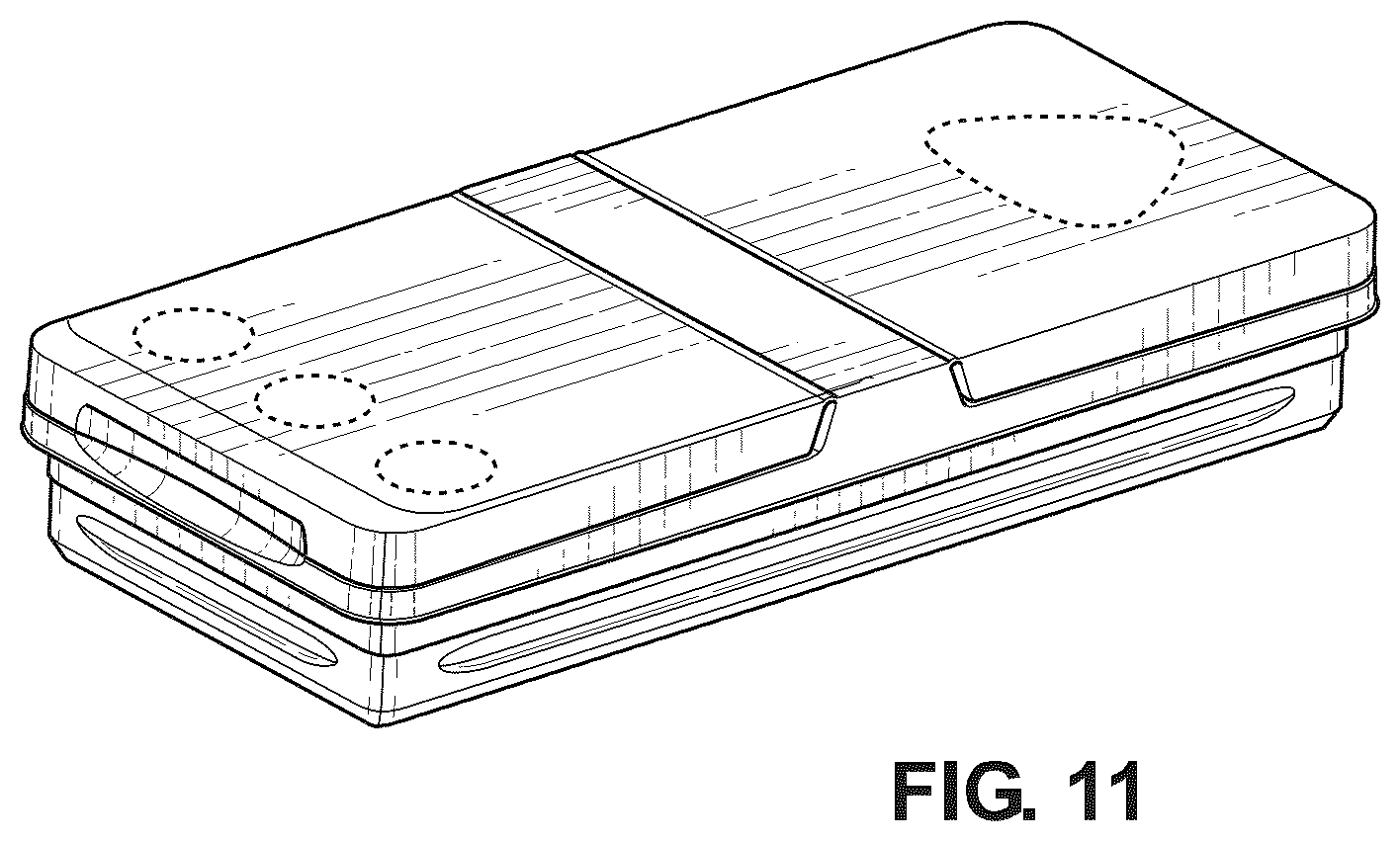 Patent USD1044498 Figure 8 – Receptacle lid