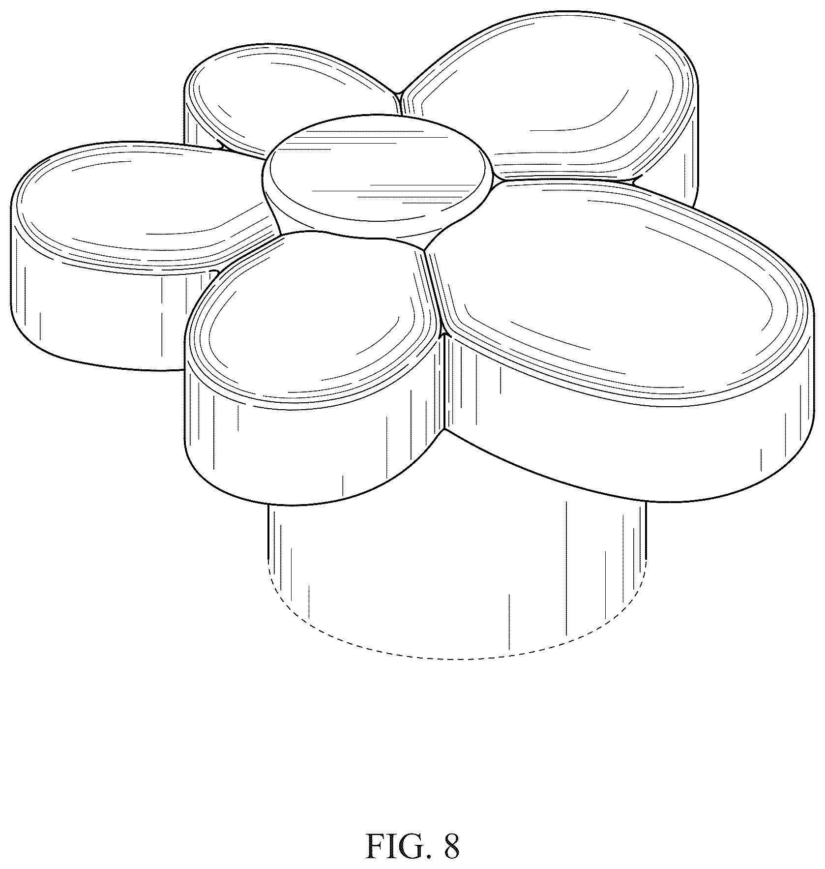 Patent USD1044499 Figure 6 – Bottle cap