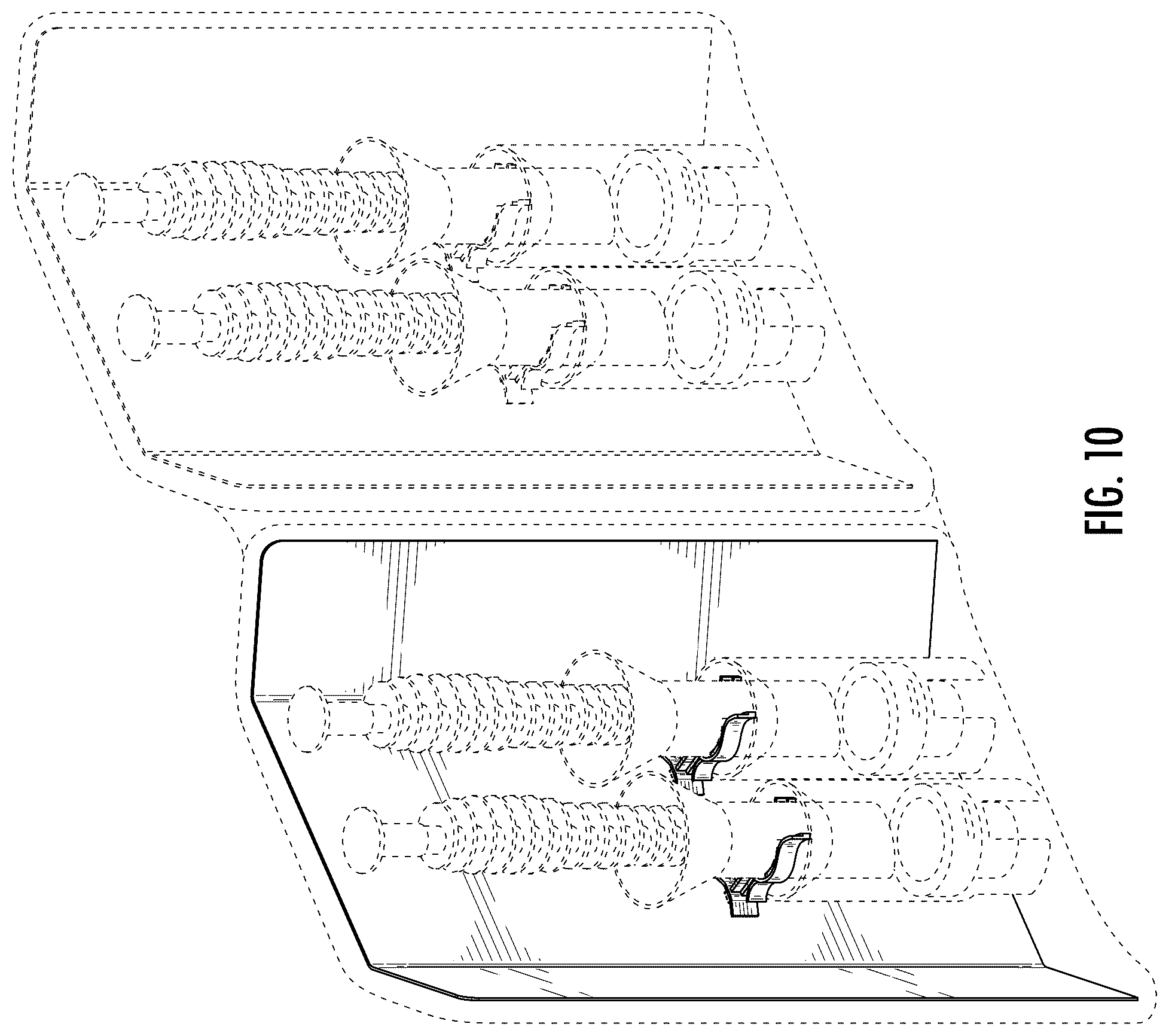 Patent USD1044501 Figure 8 – Packaging for oral care device