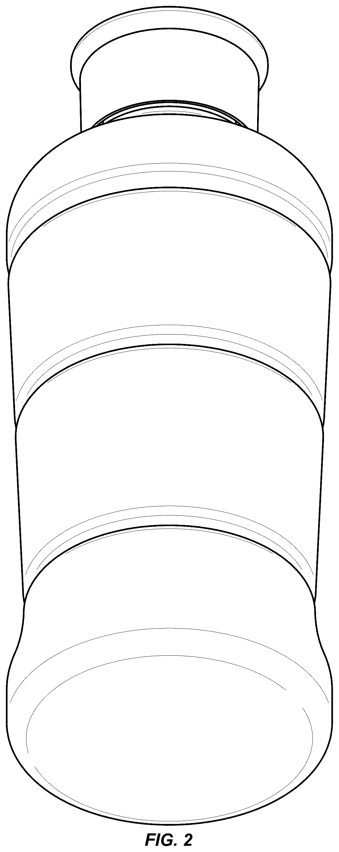 Patent USD1044502 Figure 2 – Bottle