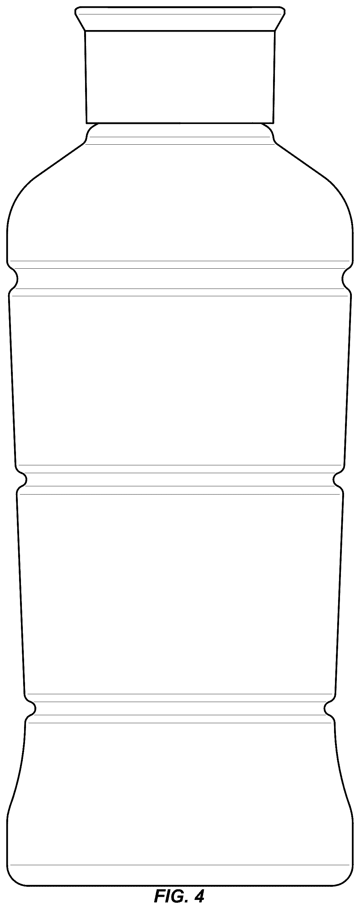 Patent USD1044502 Figure 4 – Bottle
