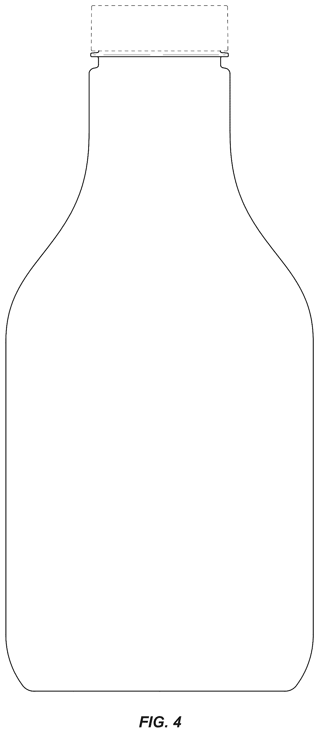 Patent USD1044504 Figure 4 – Bottle