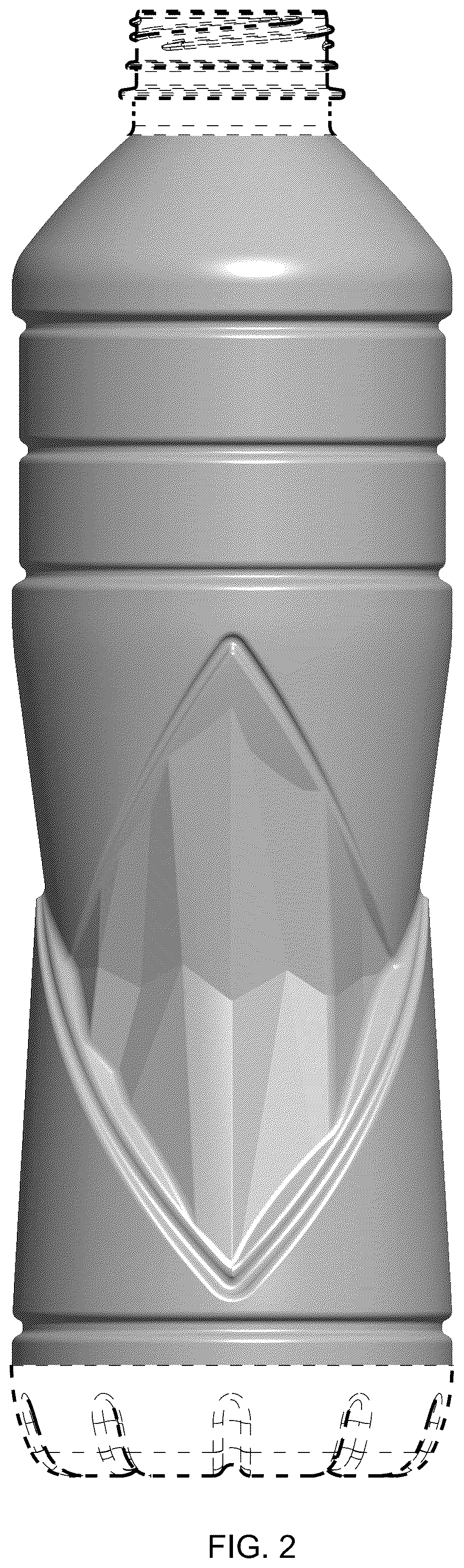 Patent USD1044505 Figure 2 – Beverage bottle
