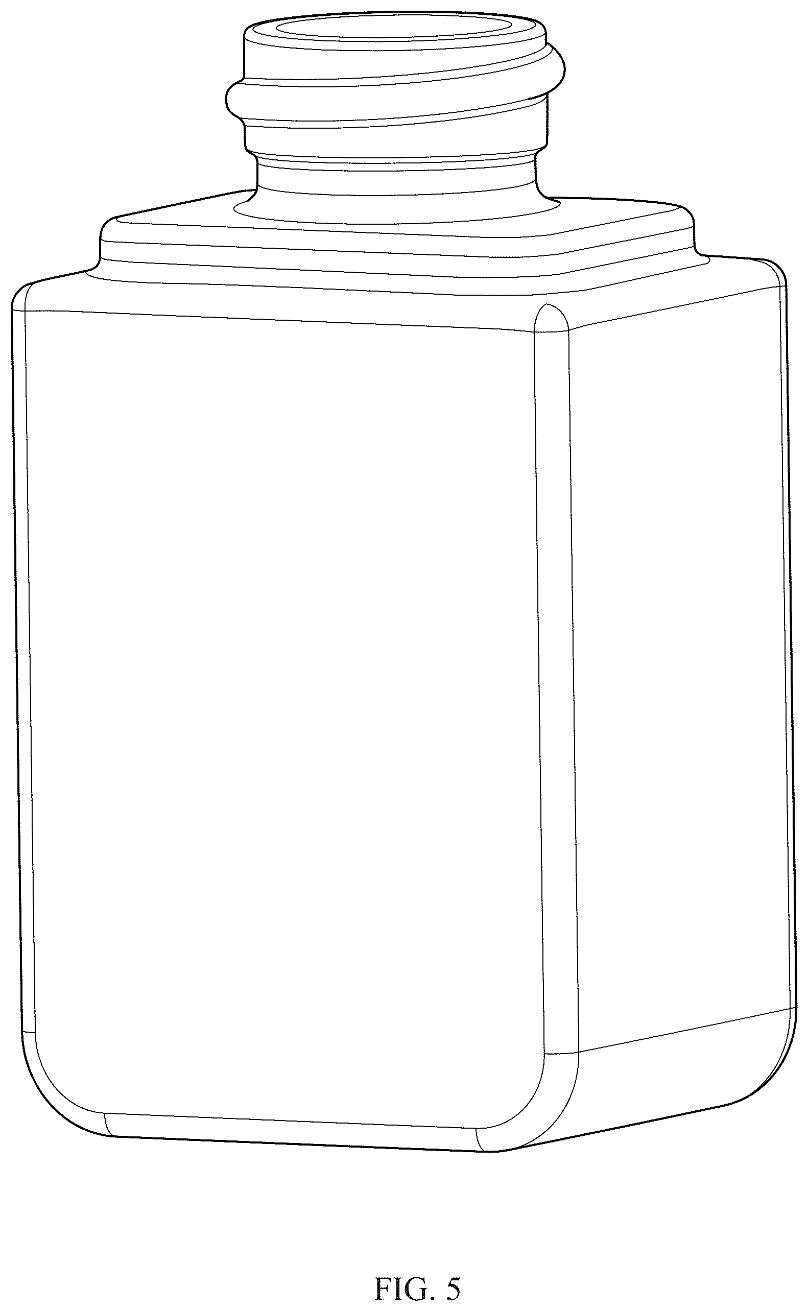 Patent USD1044506 Figure 5 – Container with cap