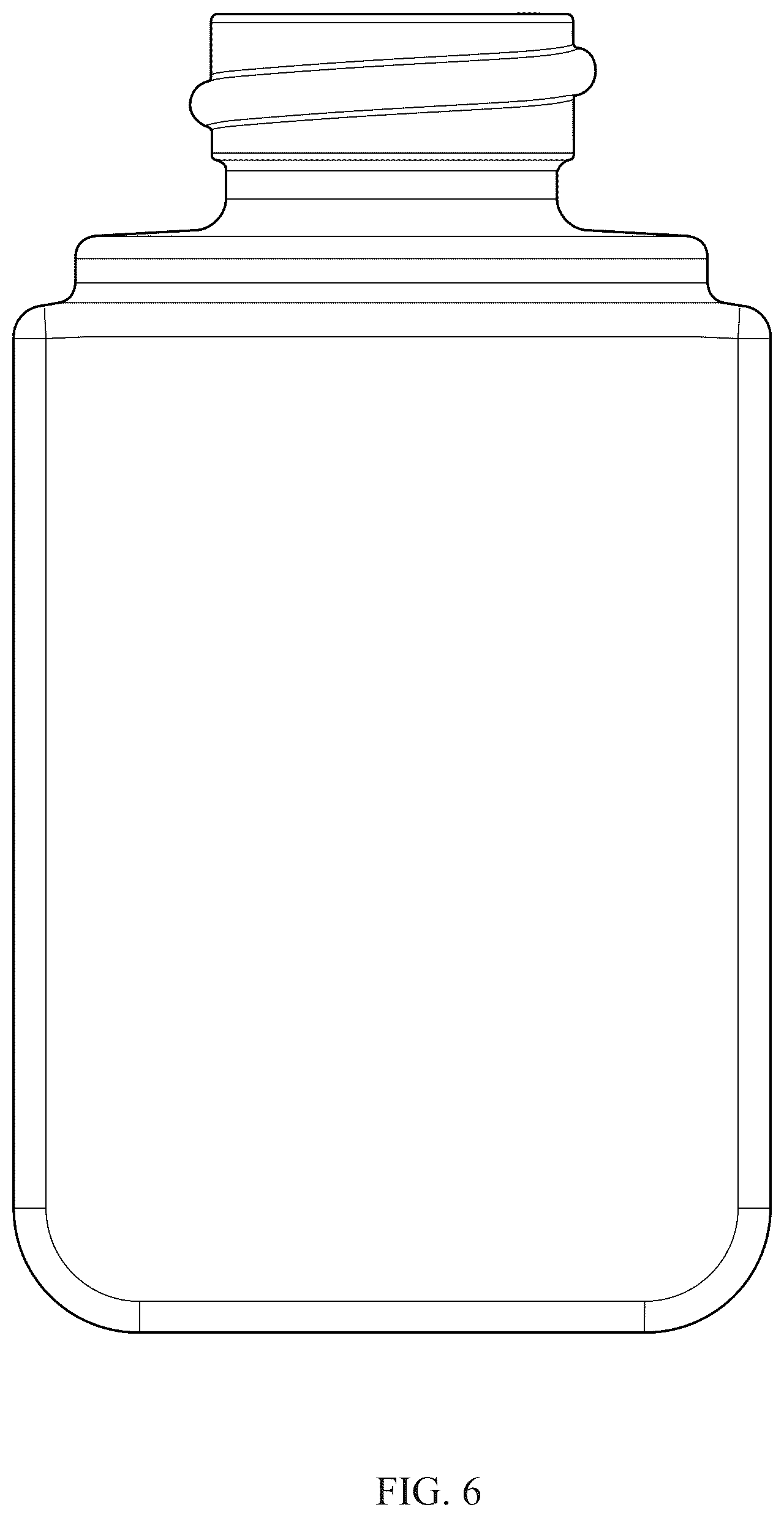 Patent USD1044506 Figure 6 – Container with cap
