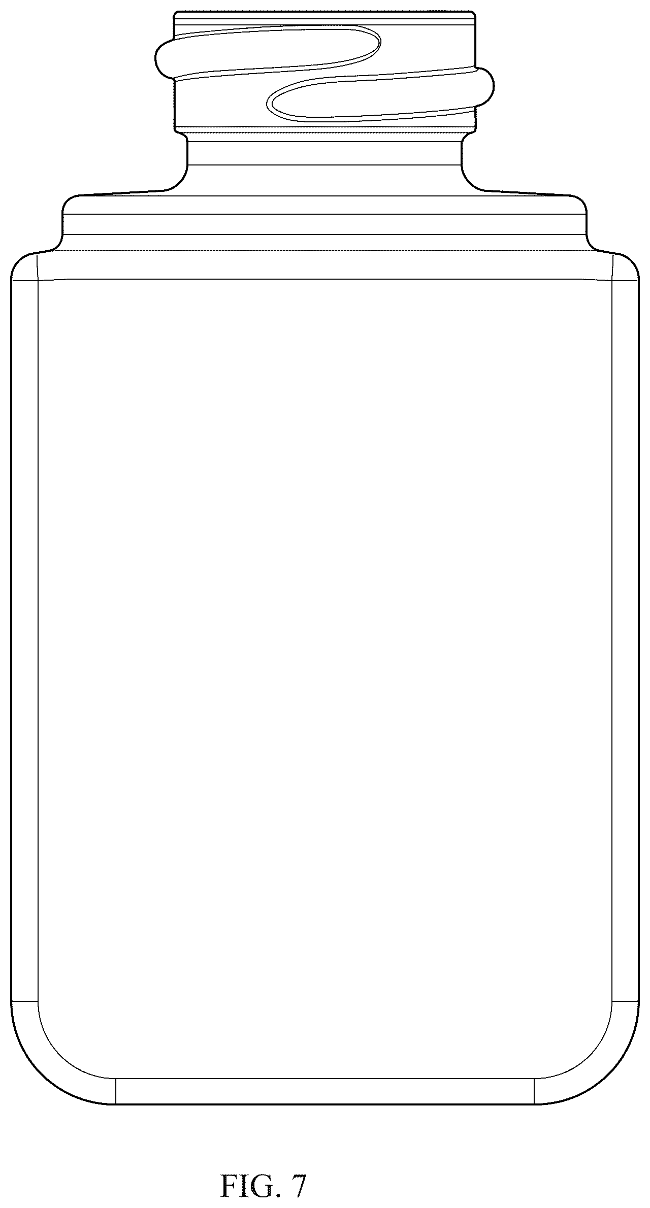 Patent USD1044506 Figure 7 – Container with cap